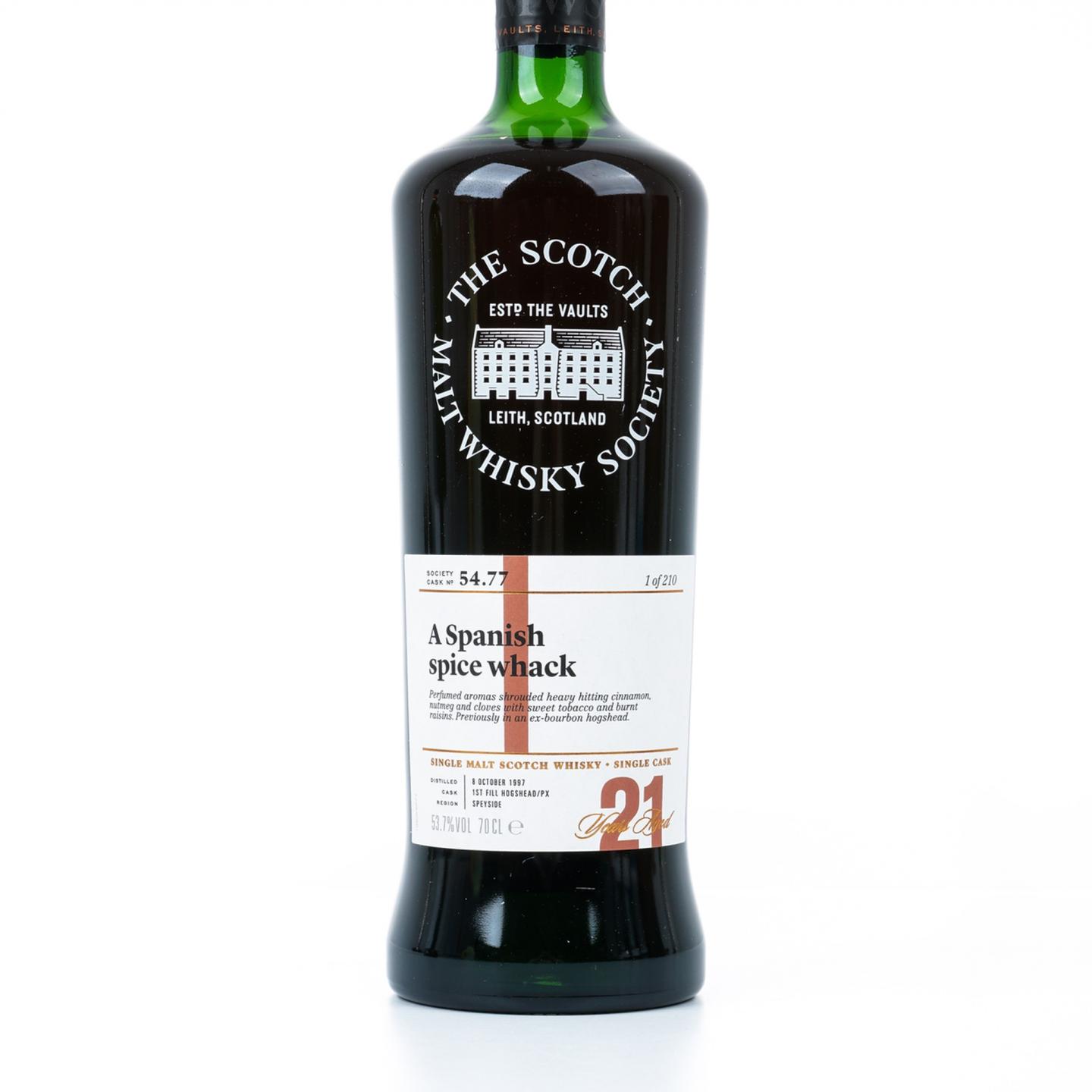 SMWS 54.77 雅伯莱 21年 1997 初填PX雪莉桶