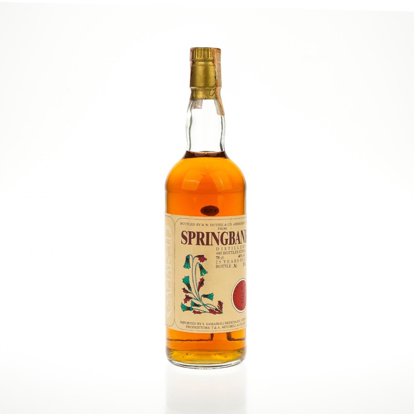 【威士忌】云顶 25年 1965 Samaroli 750ml