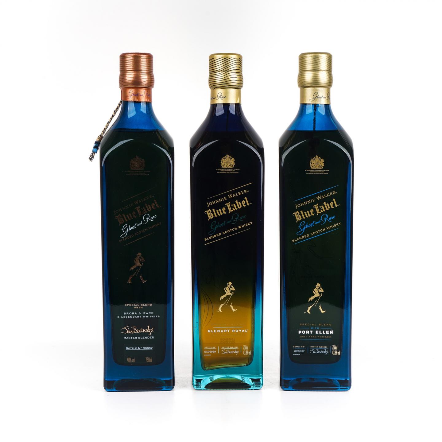 尊尼获加 蓝牌 消逝的酒厂系列 1-3版 750ml