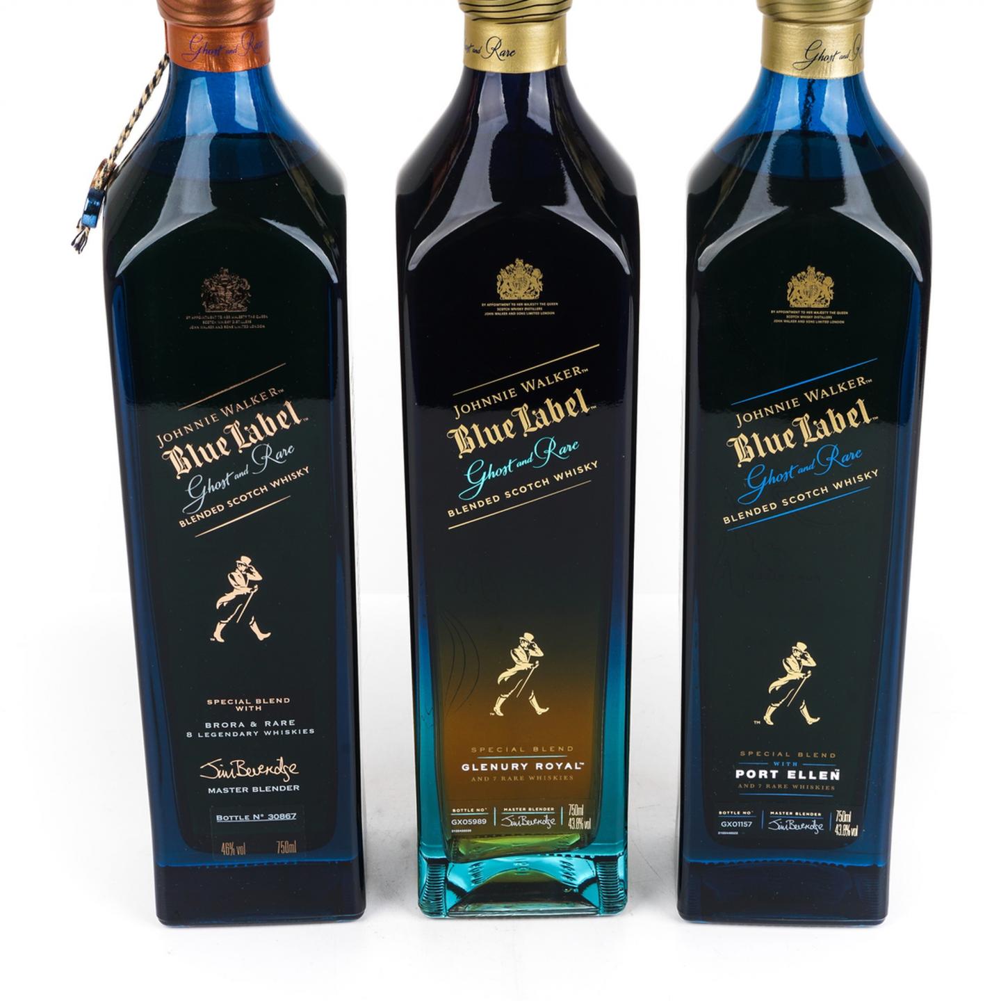 尊尼获加 蓝牌 消逝的酒厂系列 1-3版 750ml