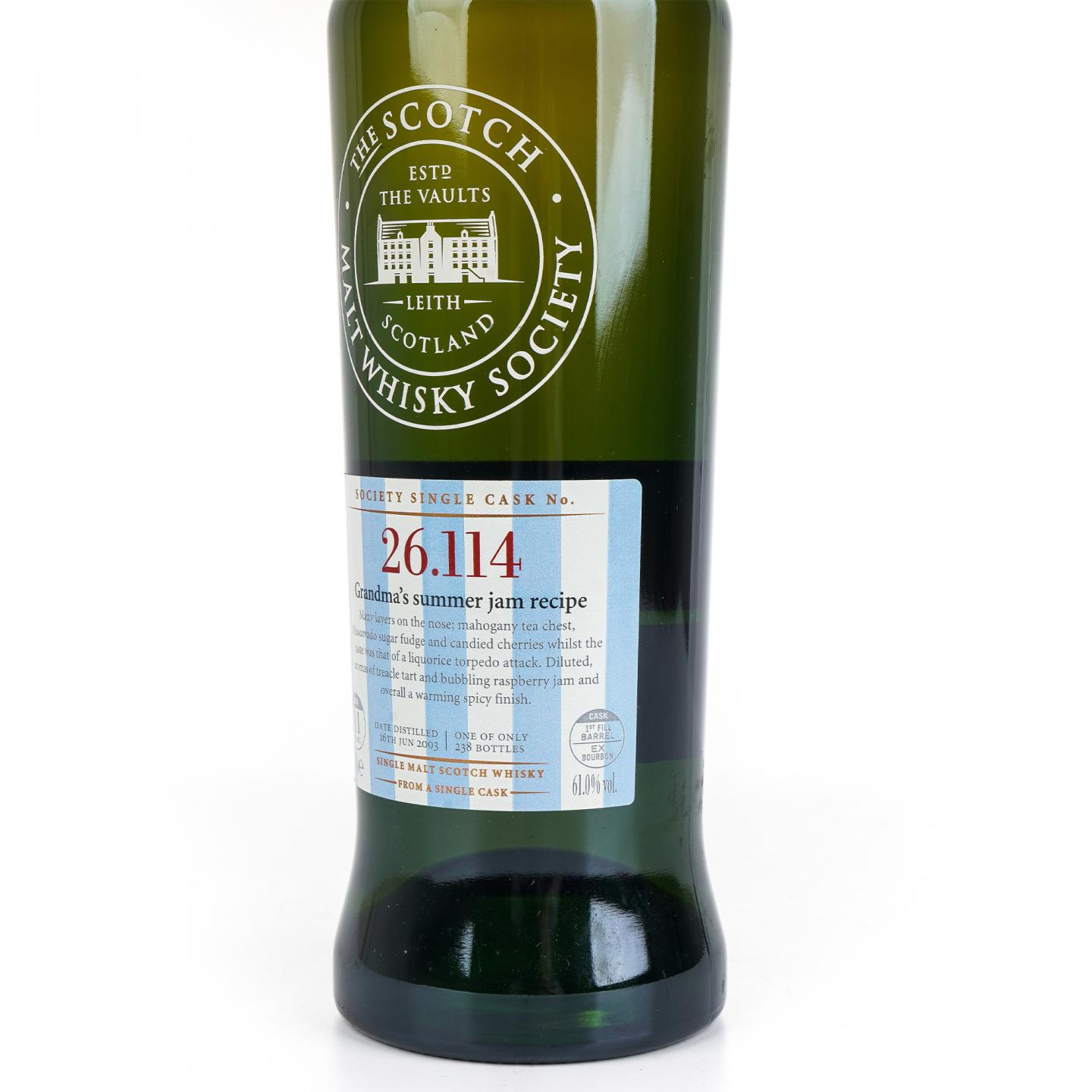 SMWS 26.114 克里尼利基 11年 2003