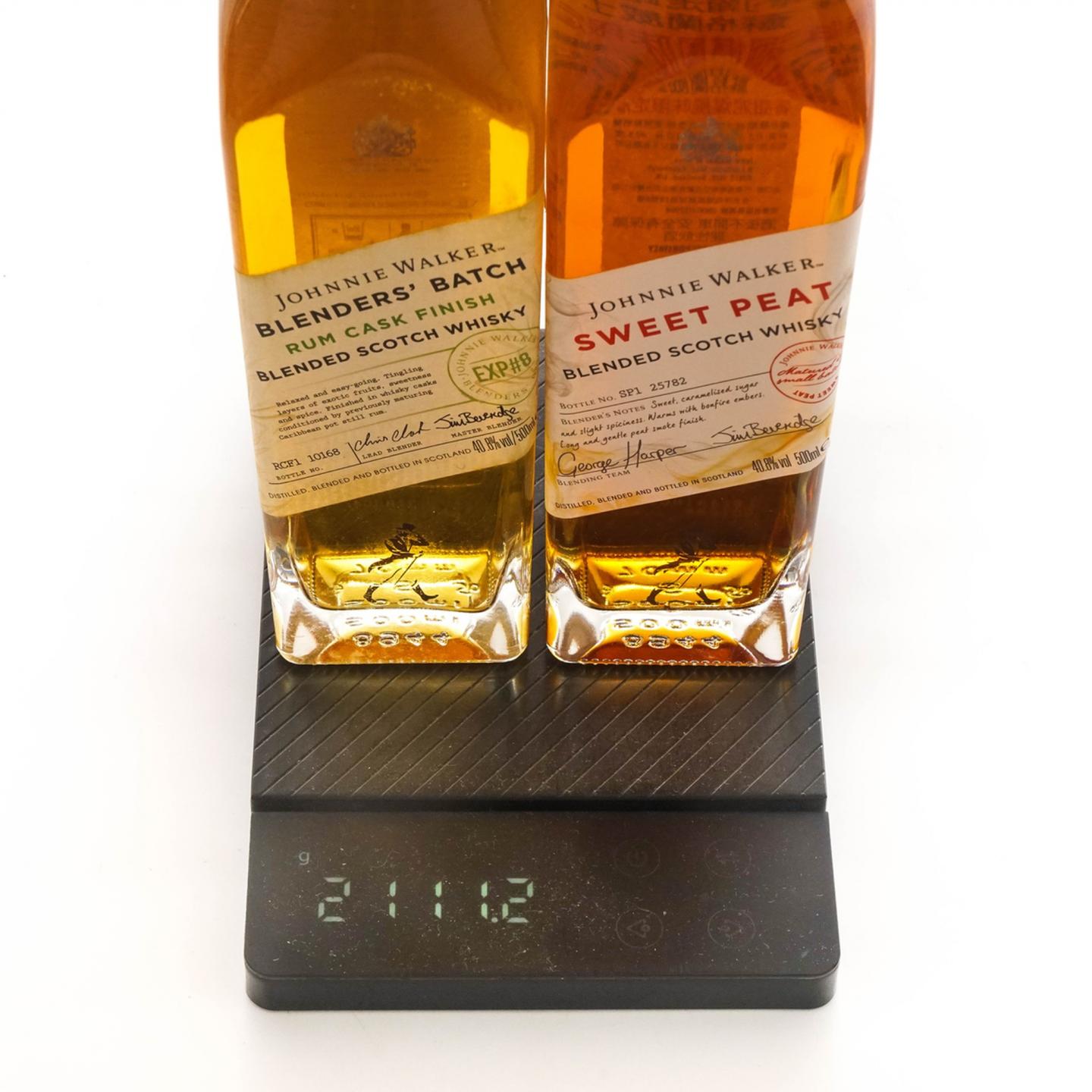 尊尼获加 首席酿酒师私藏精选 朗姆桶收尾/香甜泥煤风味 500ml*2