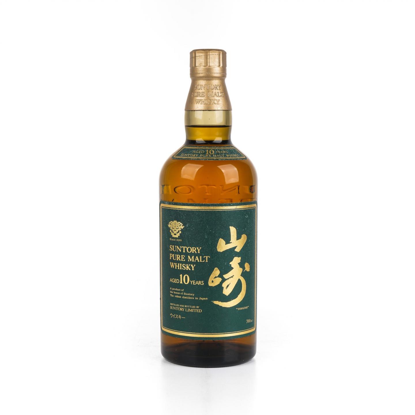 山崎 10年 金花标 Pure Malt 绿标 700ML