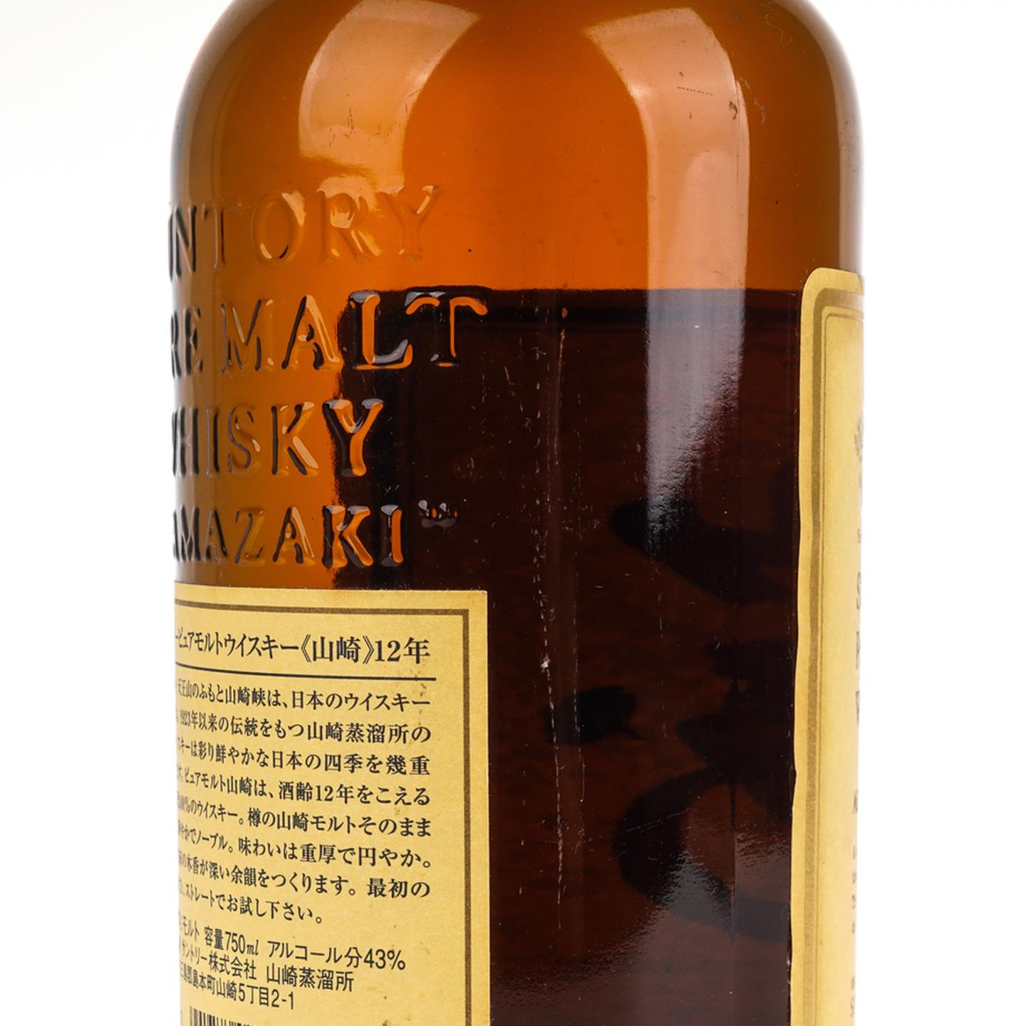 山崎 12年 金花标 Pure Malt 750ML