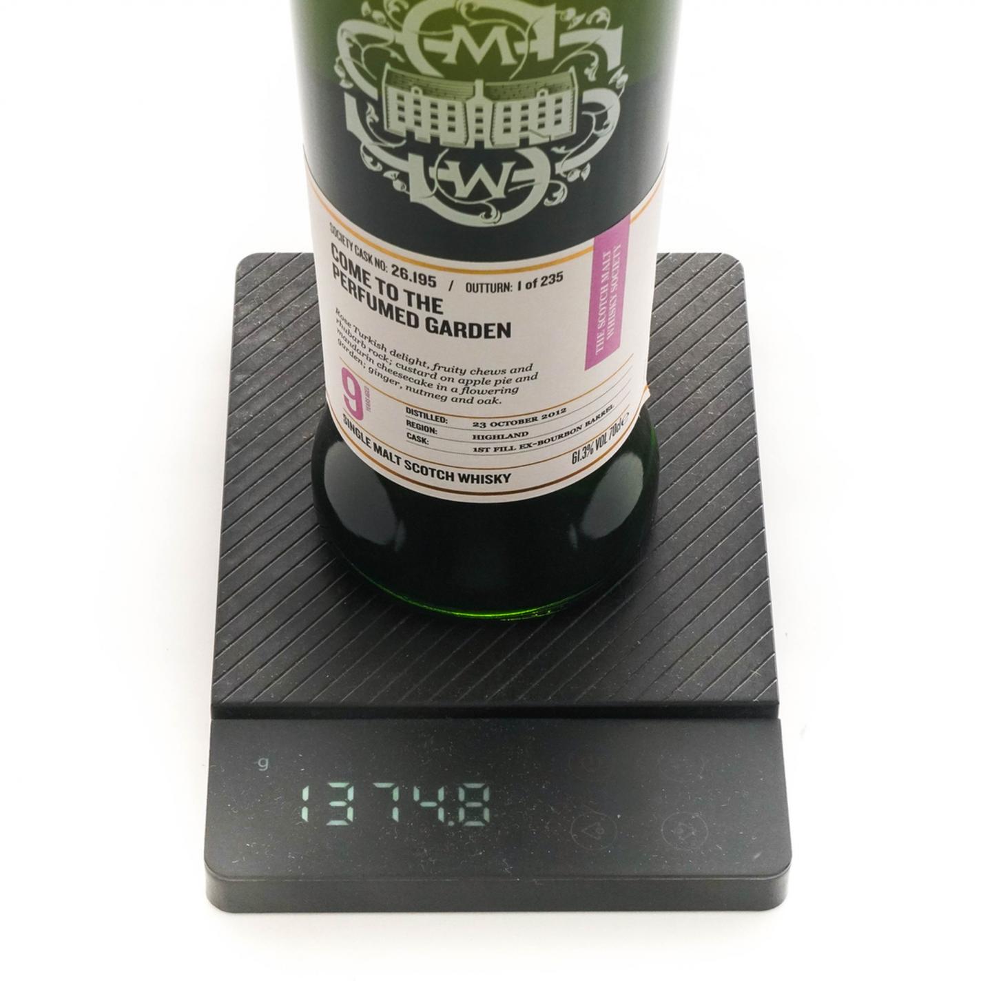 SMWS 26.195 克里尼利基 9年 2012 单桶