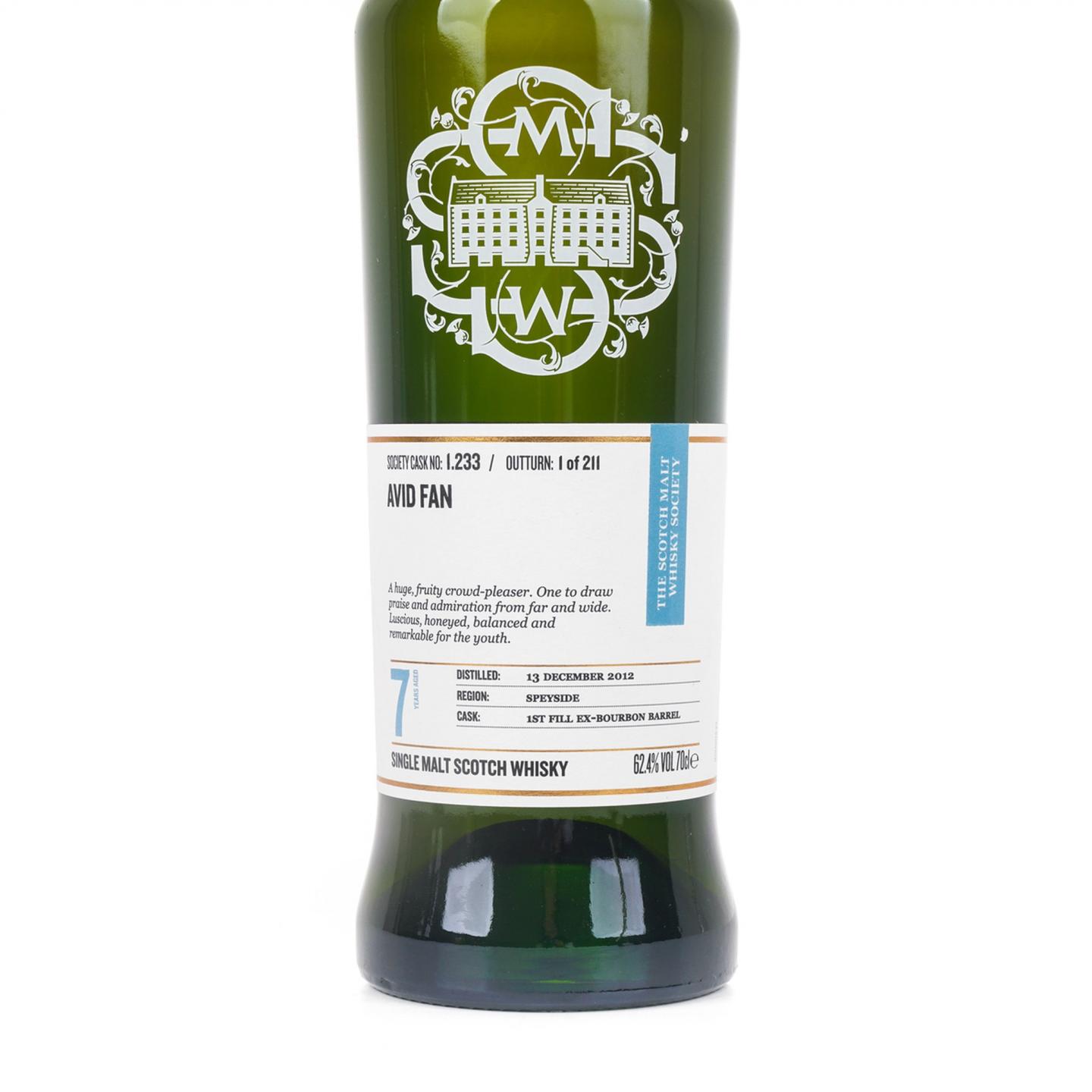 SMWS 1.233 格兰花格 7年 2012-2020 “狂热粉丝”行货