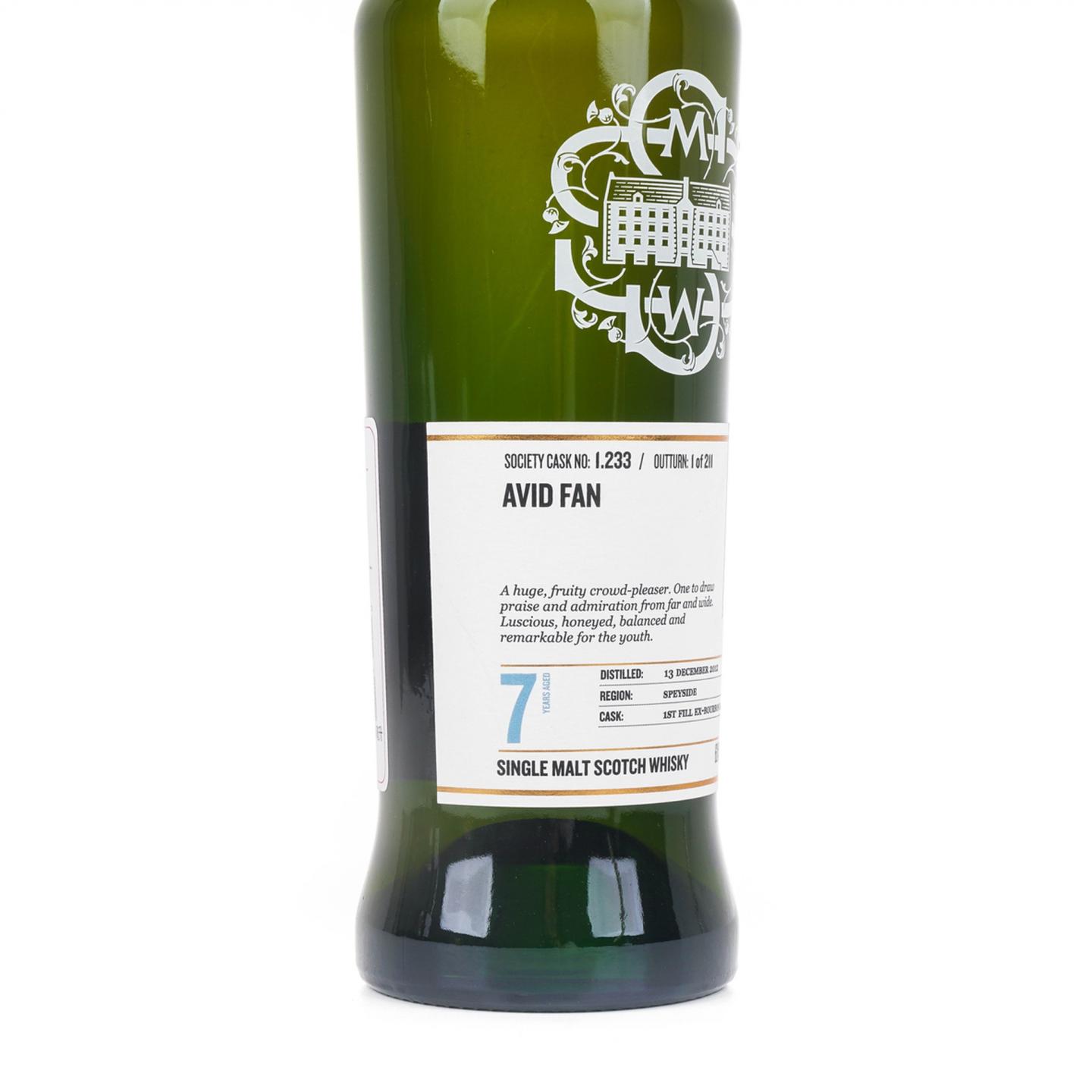 SMWS 1.233 格兰花格 7年 2012-2020 “狂热粉丝”行货