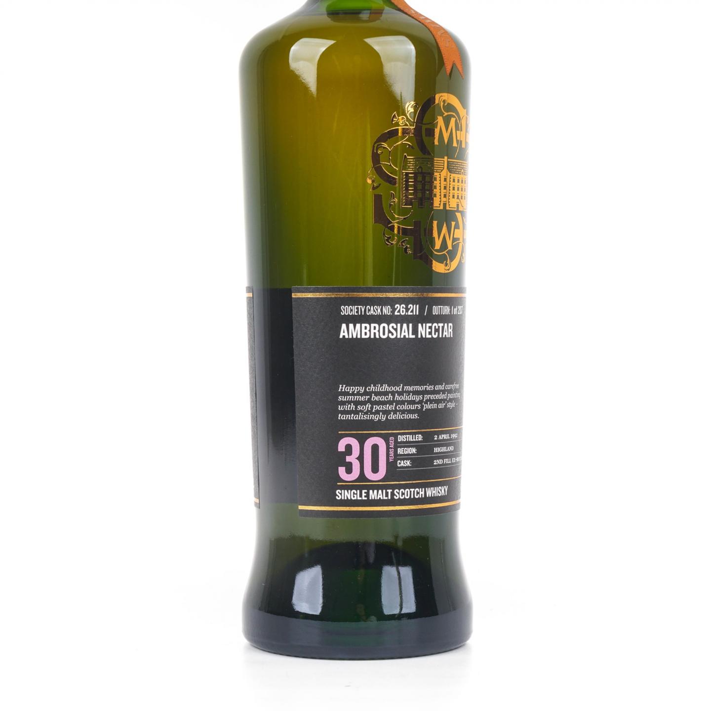 SMWS 26.211 克里尼利基 30年 1992 酒窖珍藏系列 美味花蜜