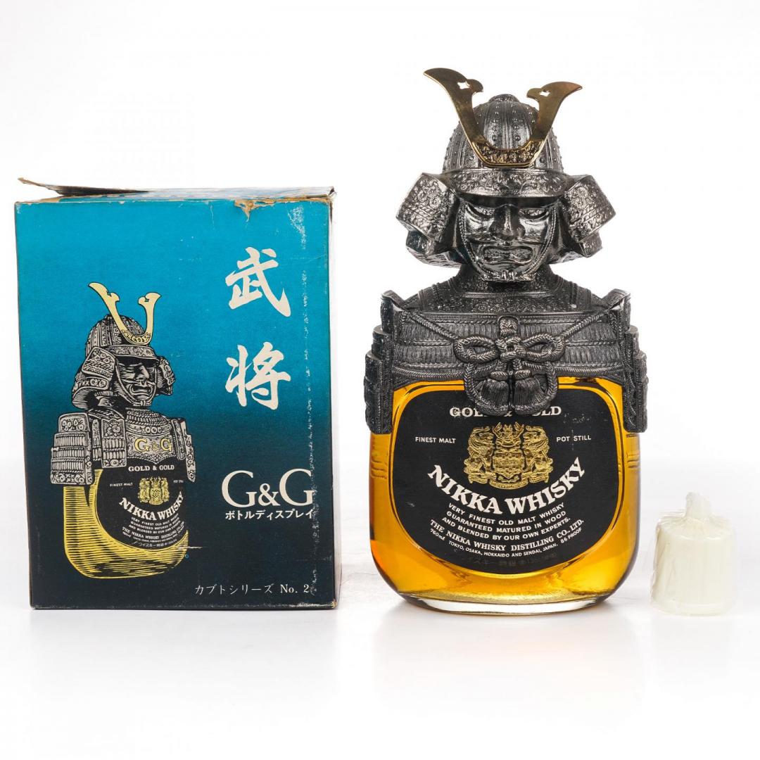 【质感武士】70年代 Nikka Gold & Gold金属武士特级威士忌 43% 760ml