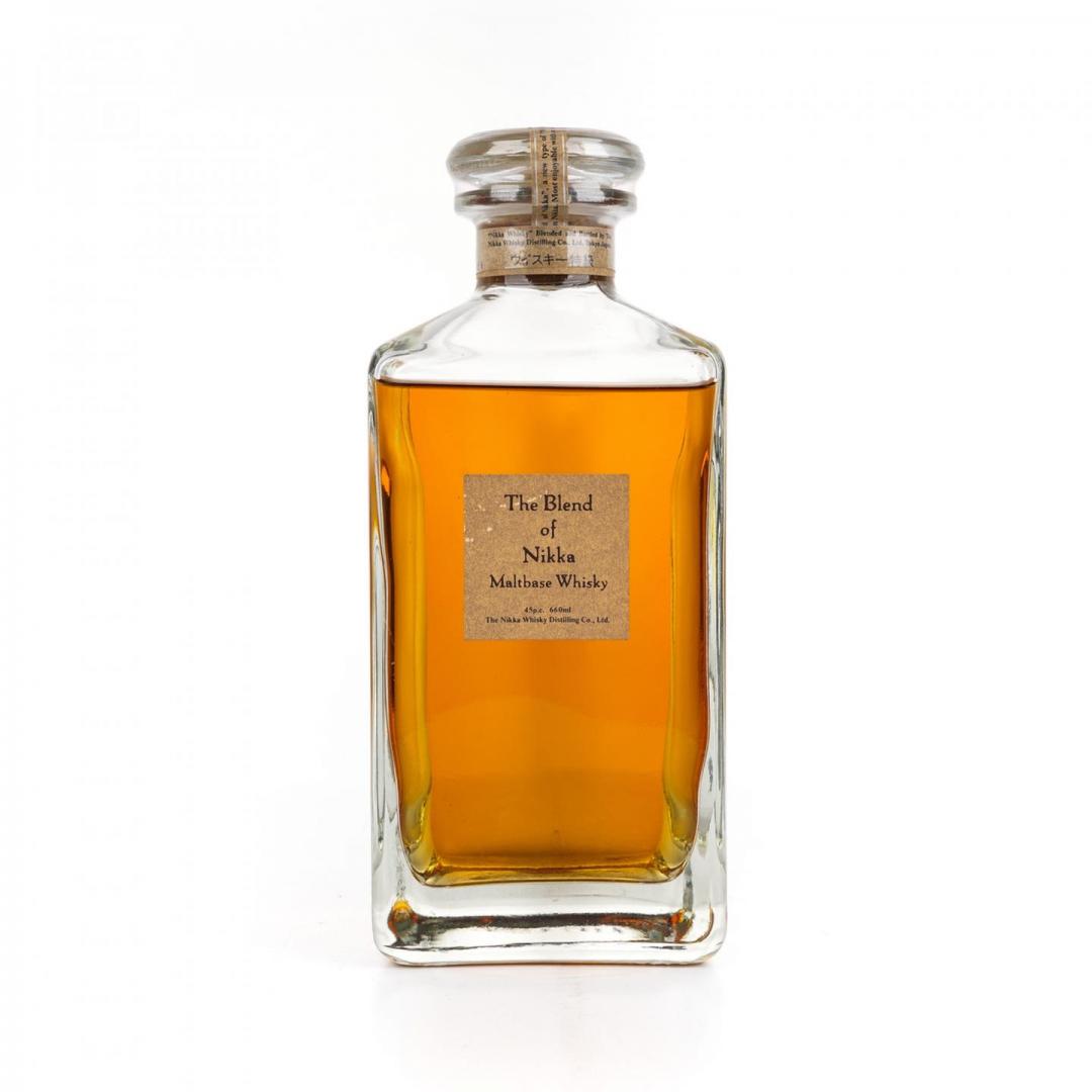 【雅致水晶】80年代 Nikka 「Maltbase Whisky」水晶瓶特级威士忌 45% 660ml