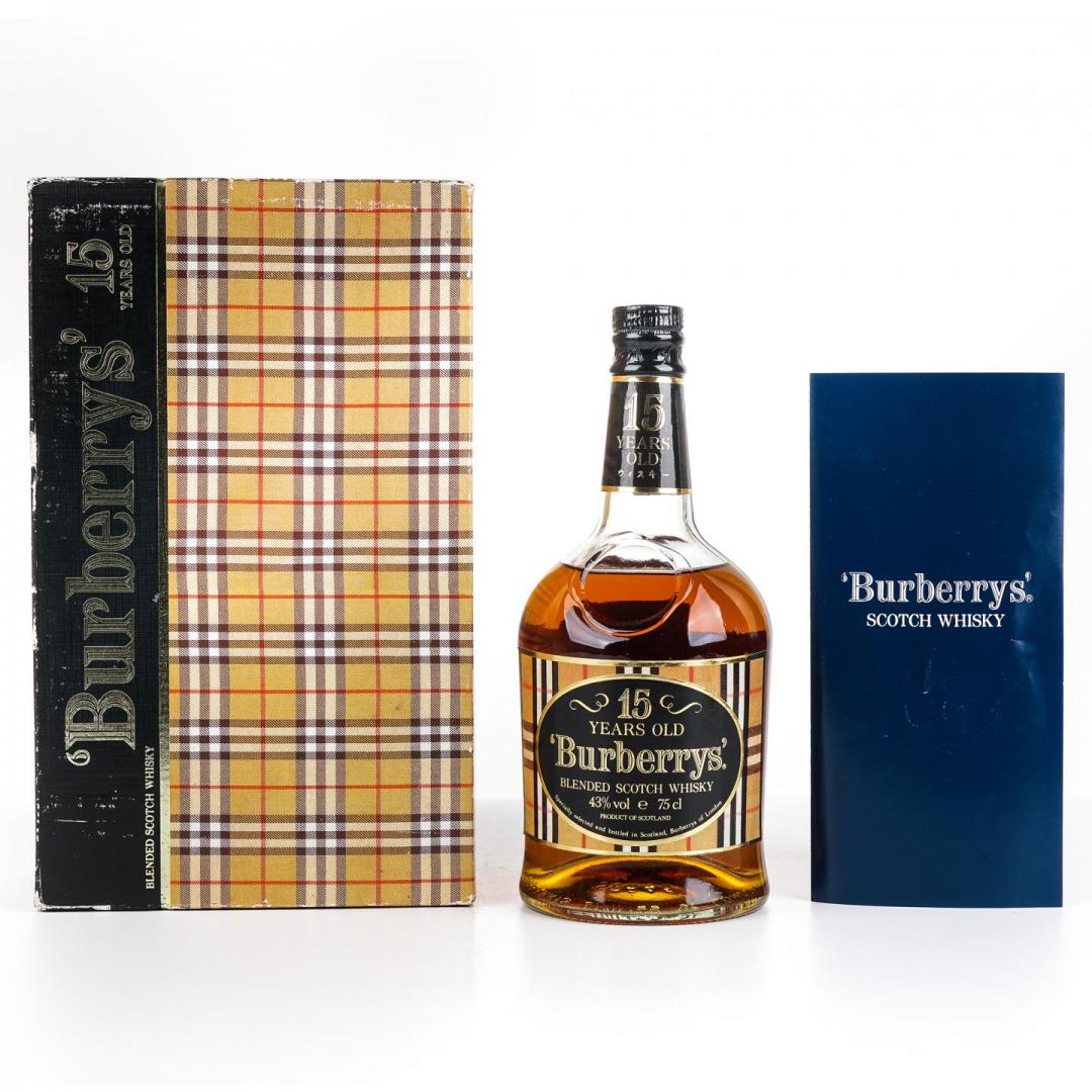 【古典礼盒】80年代 Burberry 15年雪莉桶威士忌 43% 750ml