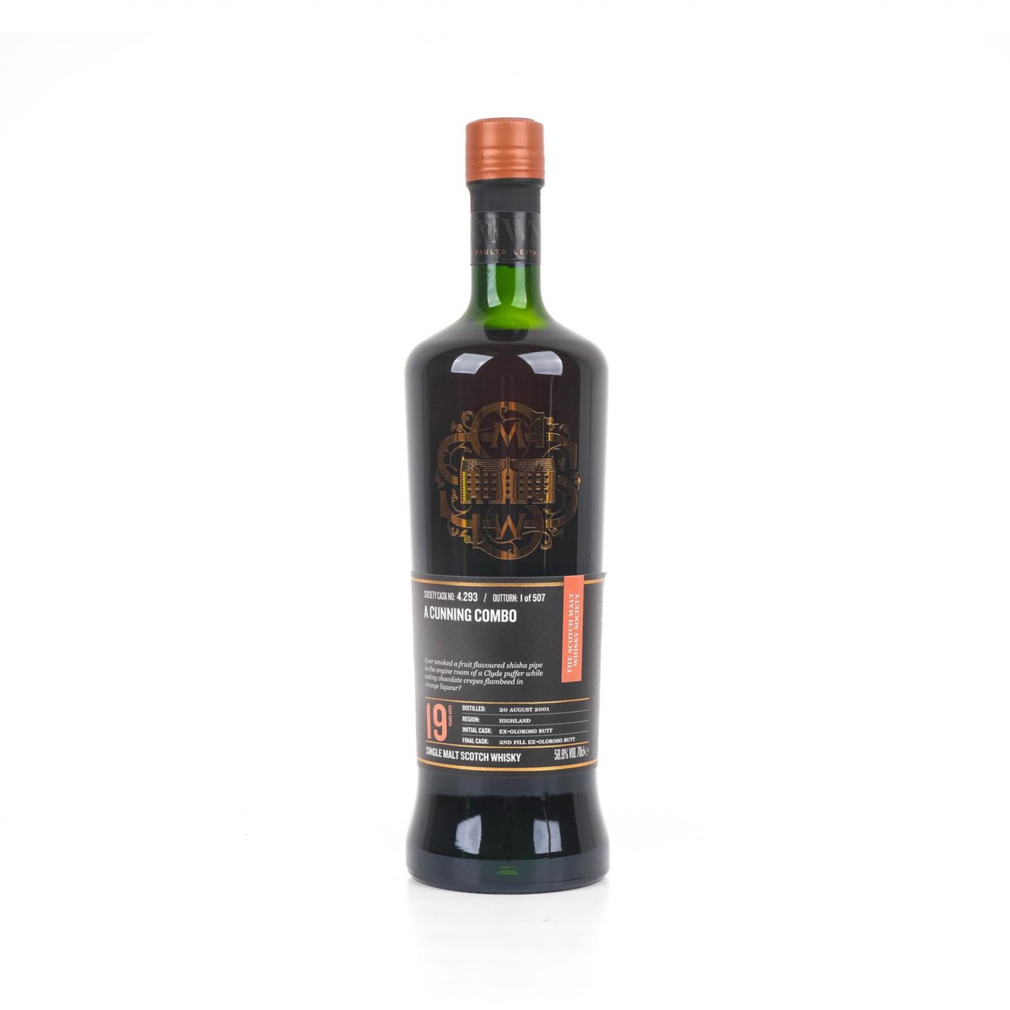 SMWS 4.293 高原骑士 19年 2001 雪莉桶