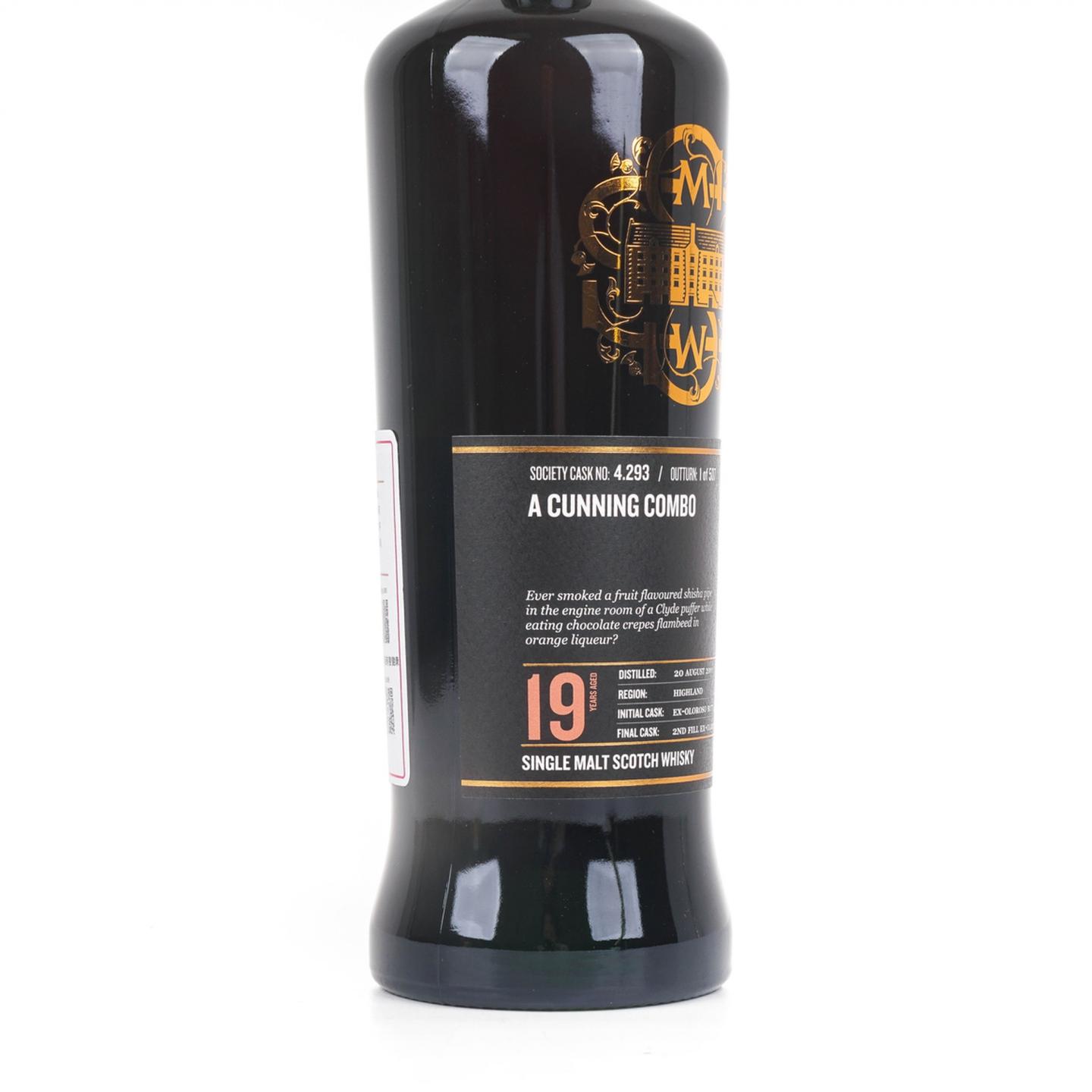 SMWS 4.293 高原骑士 19年 2001 雪莉桶
