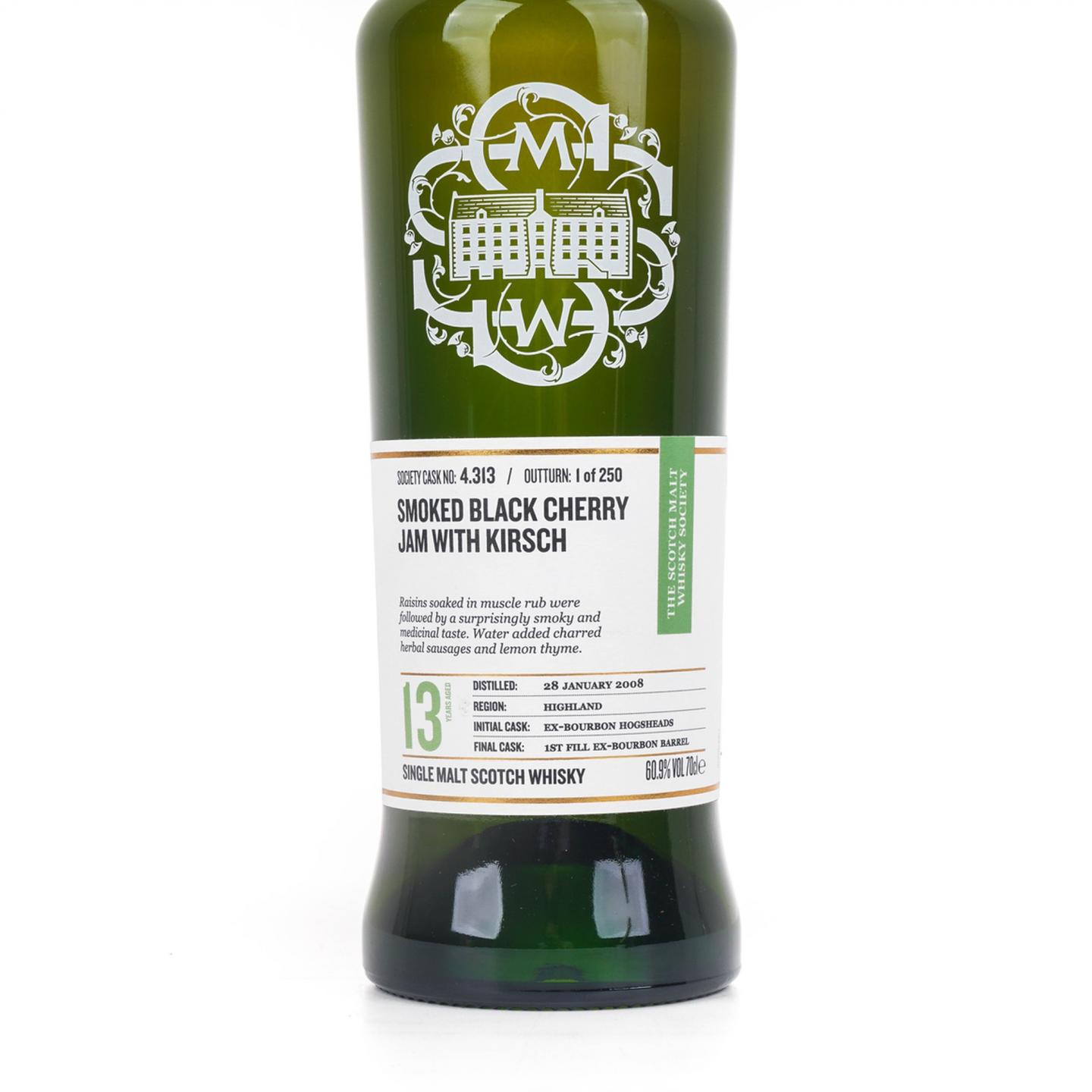 SMWS 4.313 高原骑士 13年 2008