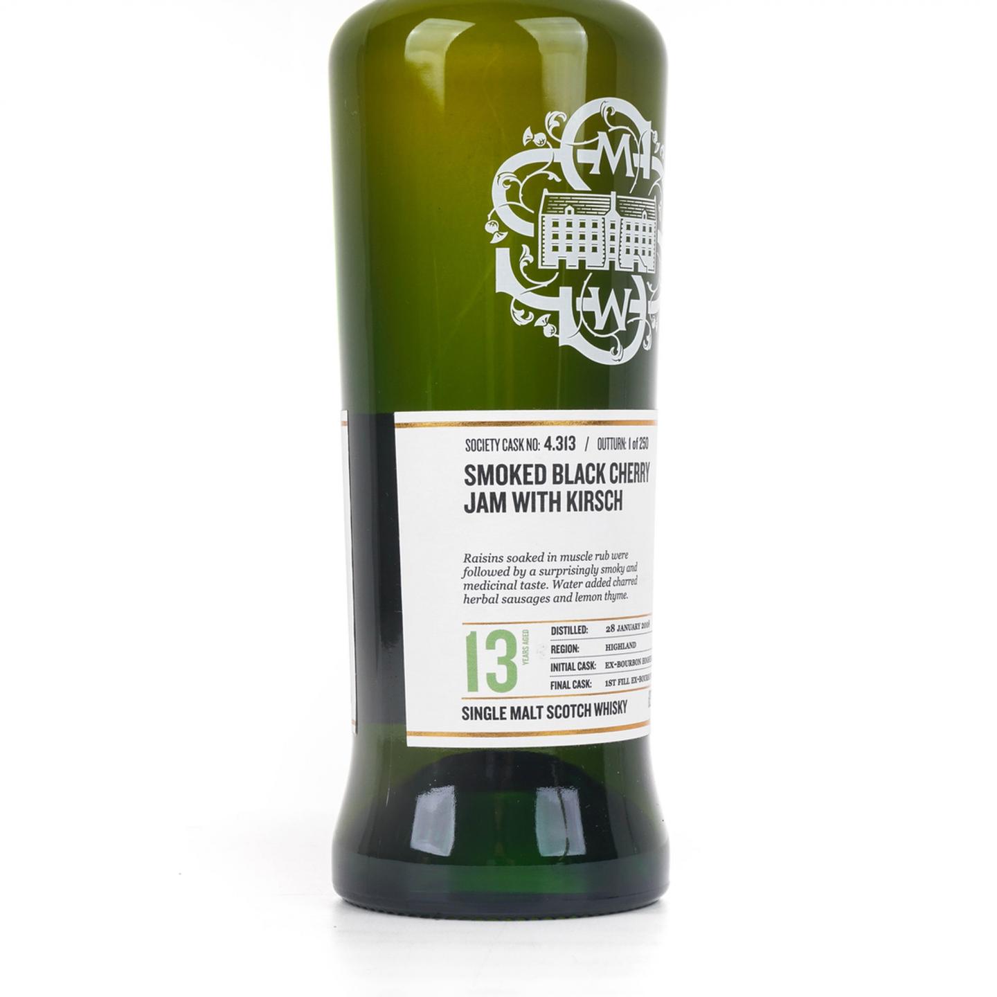 SMWS 4.313 高原骑士 13年 2008