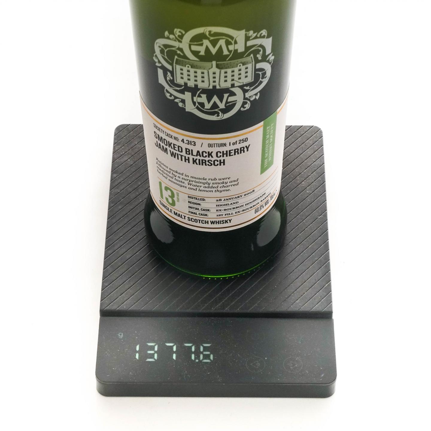 SMWS 4.313 高原骑士 13年 2008