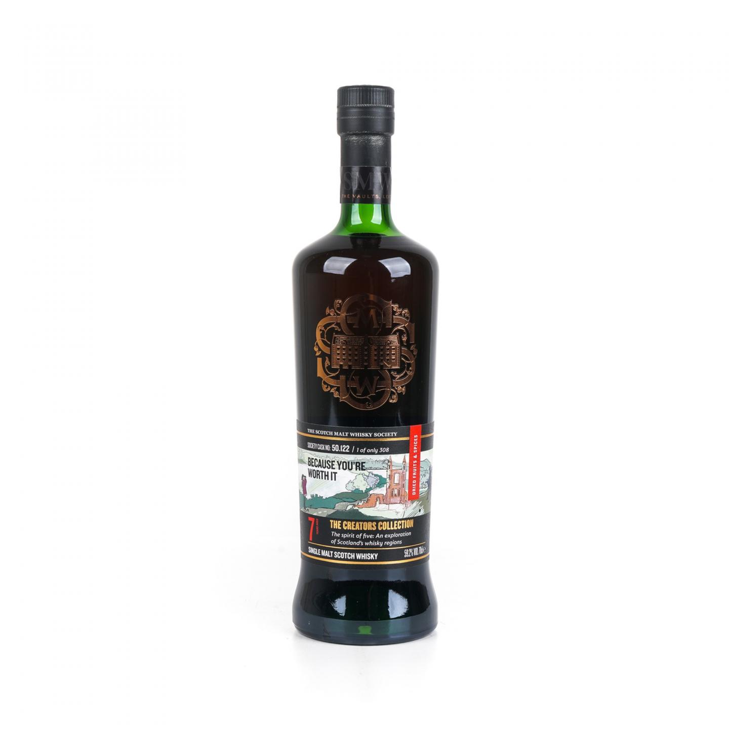 SMWS 50.122 磐火 7年 单桶