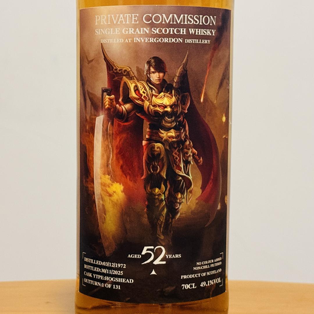 Invergordon 52年1972-2025《传奇世界》 联名 单谷 49.1% 700ml