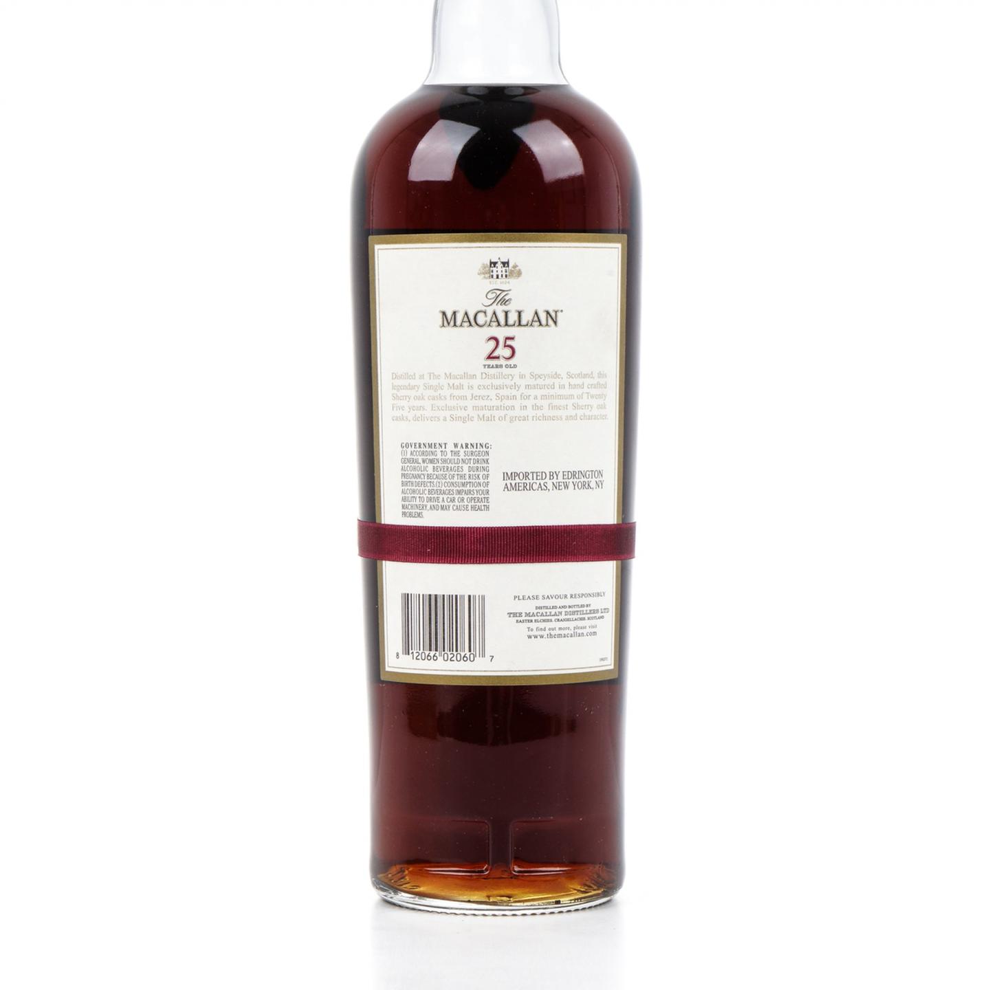 麦卡伦 25年 红腰带 木盒 750ml