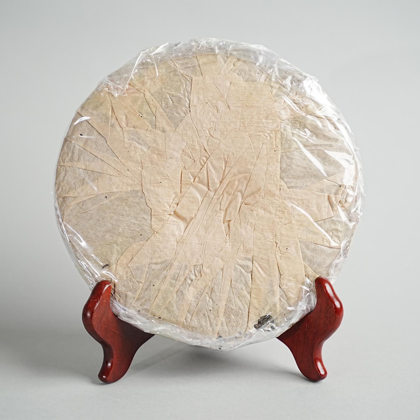2002-2003年 中茶蜡黄纸 7262 一饼 约357克 干仓