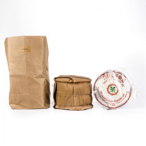 2002年 班章生态 一提7饼*约350g 自然偏干仓