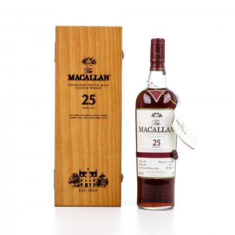 麦卡伦 25年 红腰带 木盒 750ml