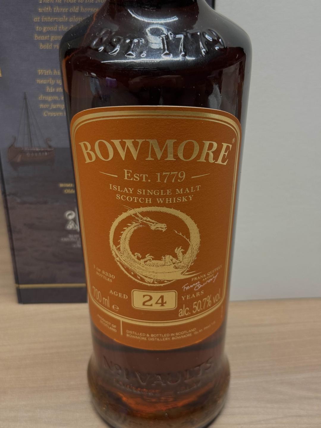 bowmore波摩24年 龙之猎限量版