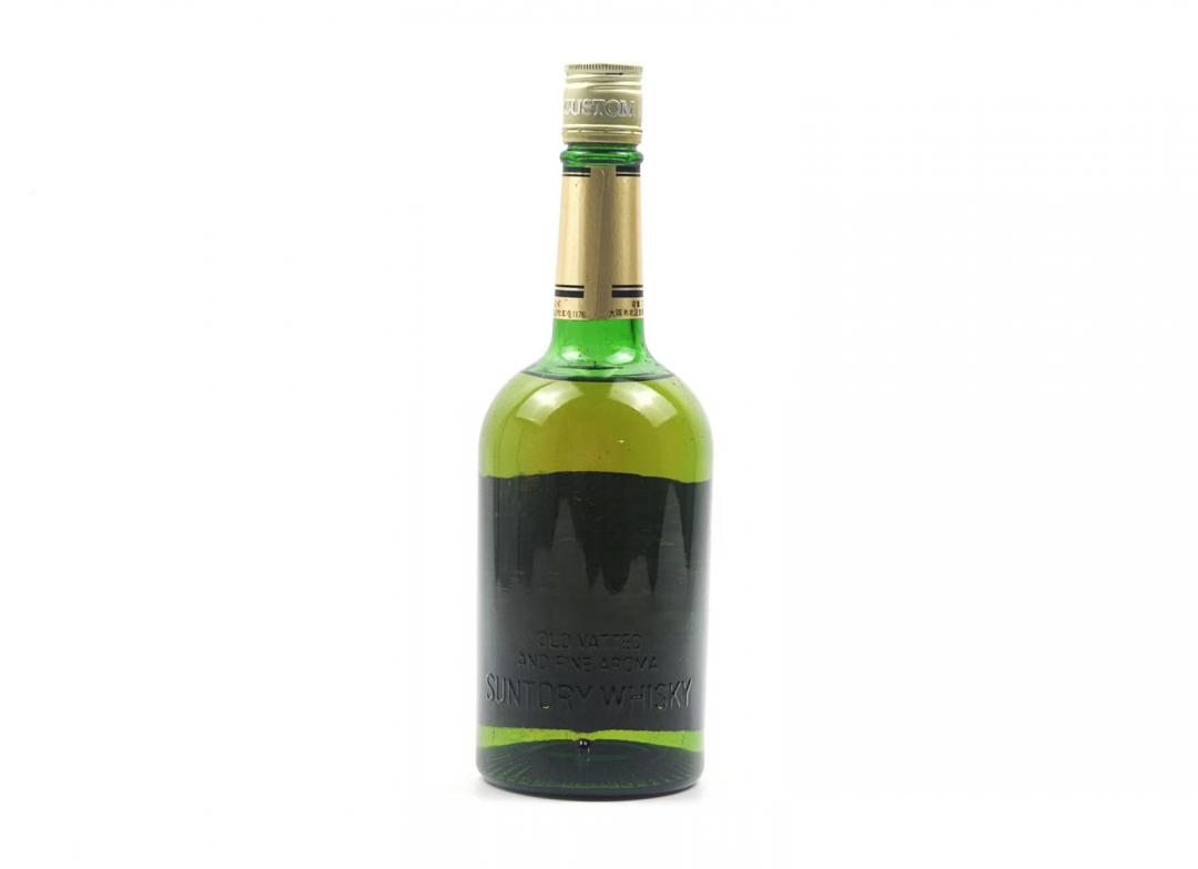 【绝版老威】50-60年代 三得利 双狮标「CUSTOM」雪莉桶威士忌 42% 720ml