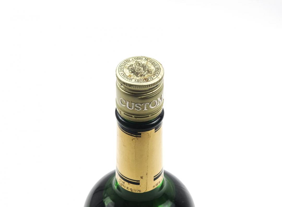 【绝版老威】50-60年代 三得利 双狮标「CUSTOM」雪莉桶威士忌 42% 720ml