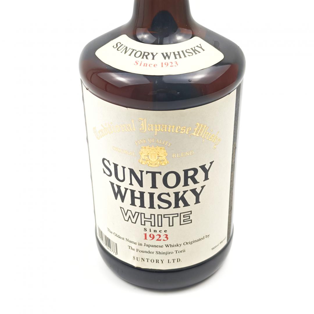【日本首款威士忌】60-70年代 山崎蒸馏所 双狮标「白扎」威士忌 40% 1920ml
