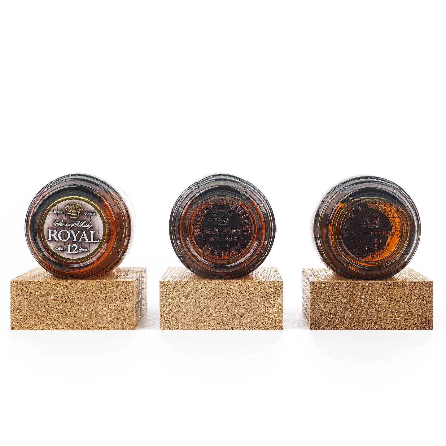 三得利 Royal 12年/Royal/Old特级 金狮标/金花标 150ml*3瓶组