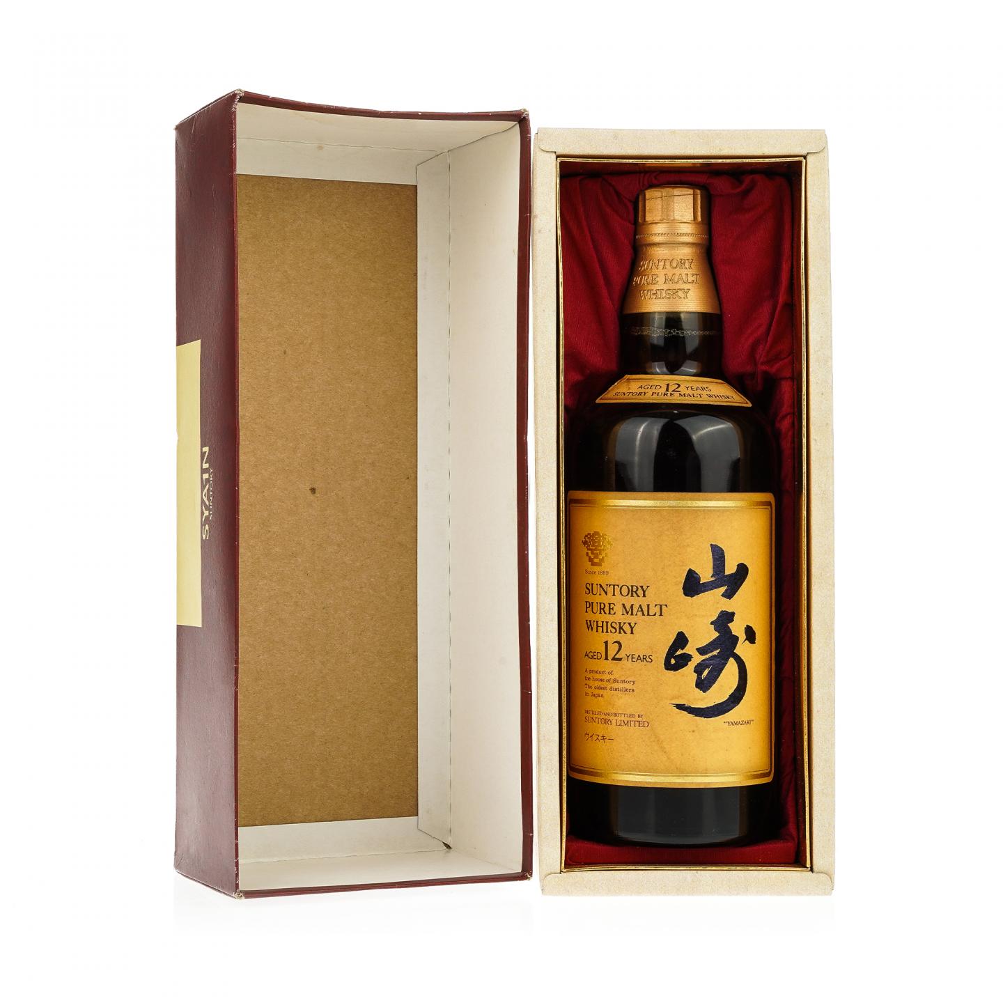 【威士忌】山崎 12年 金花标 750ml 红盒