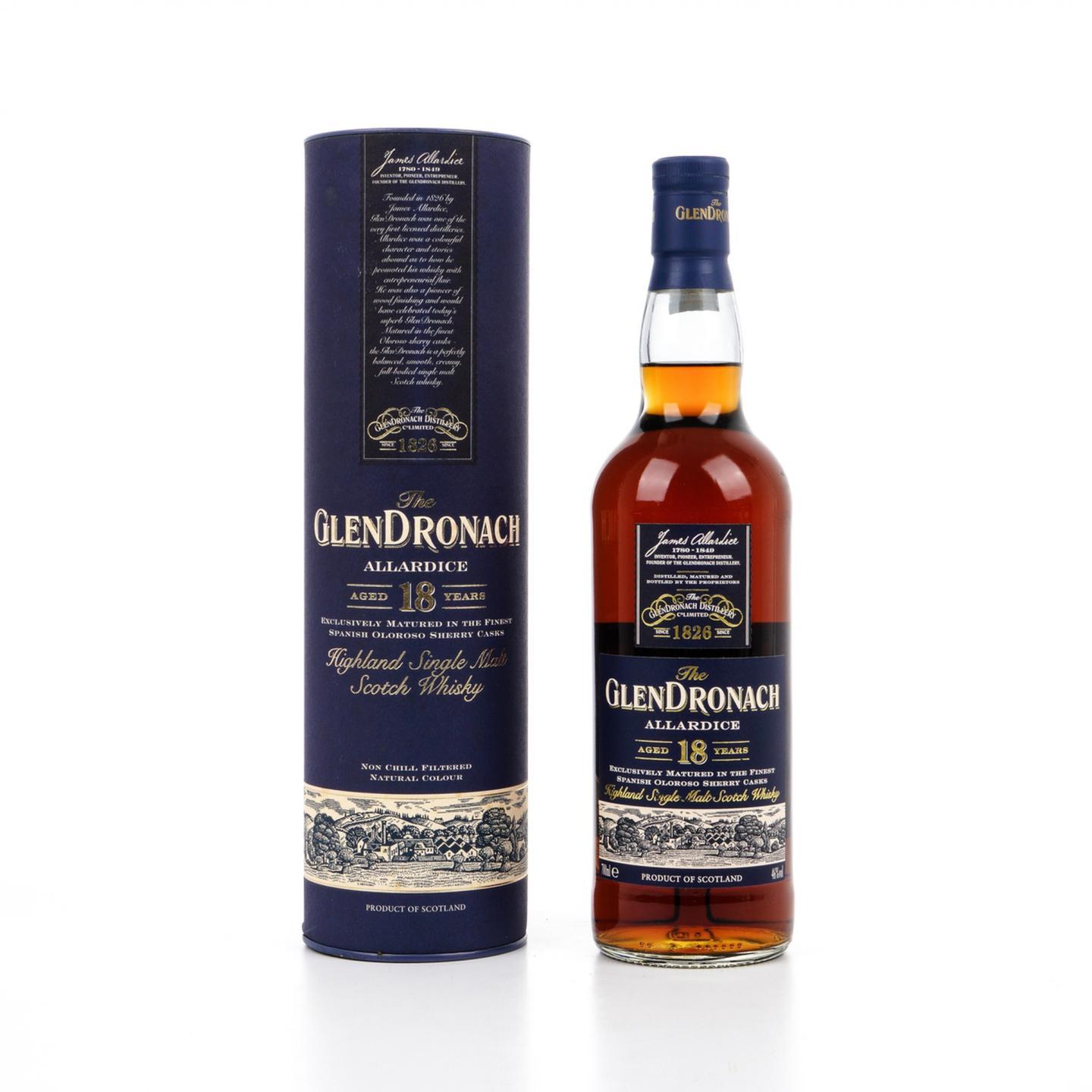 格兰多纳 18年 2018 Allardice 雪莉桶 行货 700ml