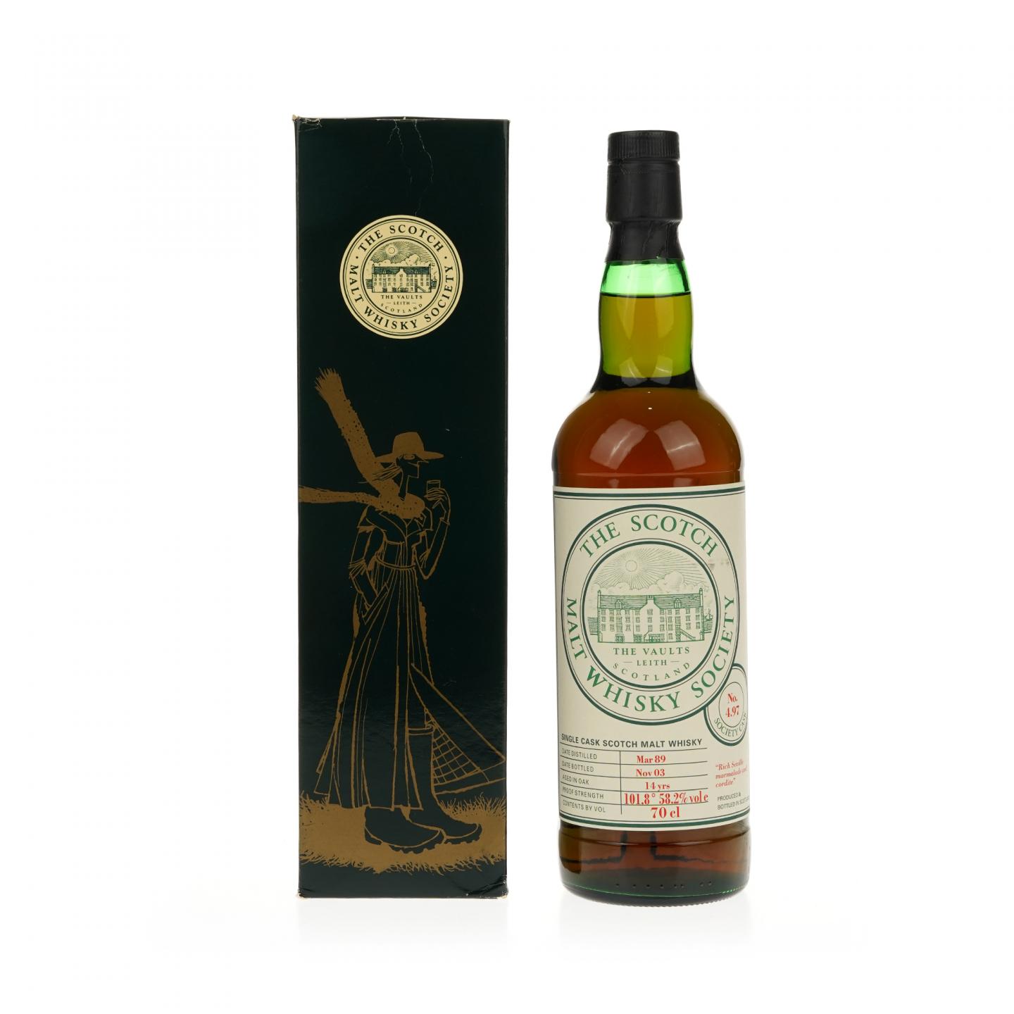 【威士忌】高原骑士 14年 1989-2003 雪莉桶 SMWS 4.97