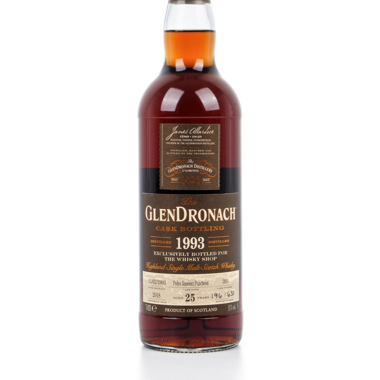 格兰多纳 25年 1993-2018 雪莉单桶#395 700ml