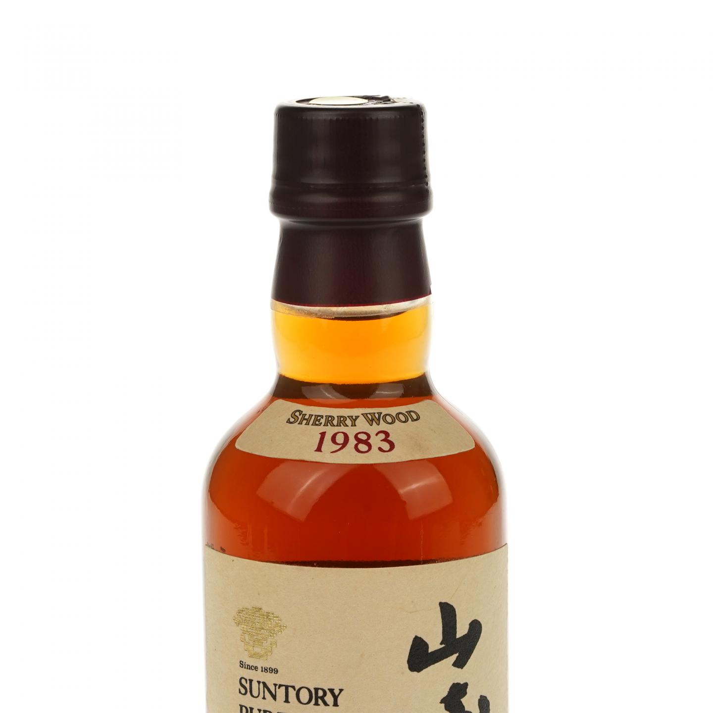【中样】山崎 1983年 雪莉桶 金花标 180ml