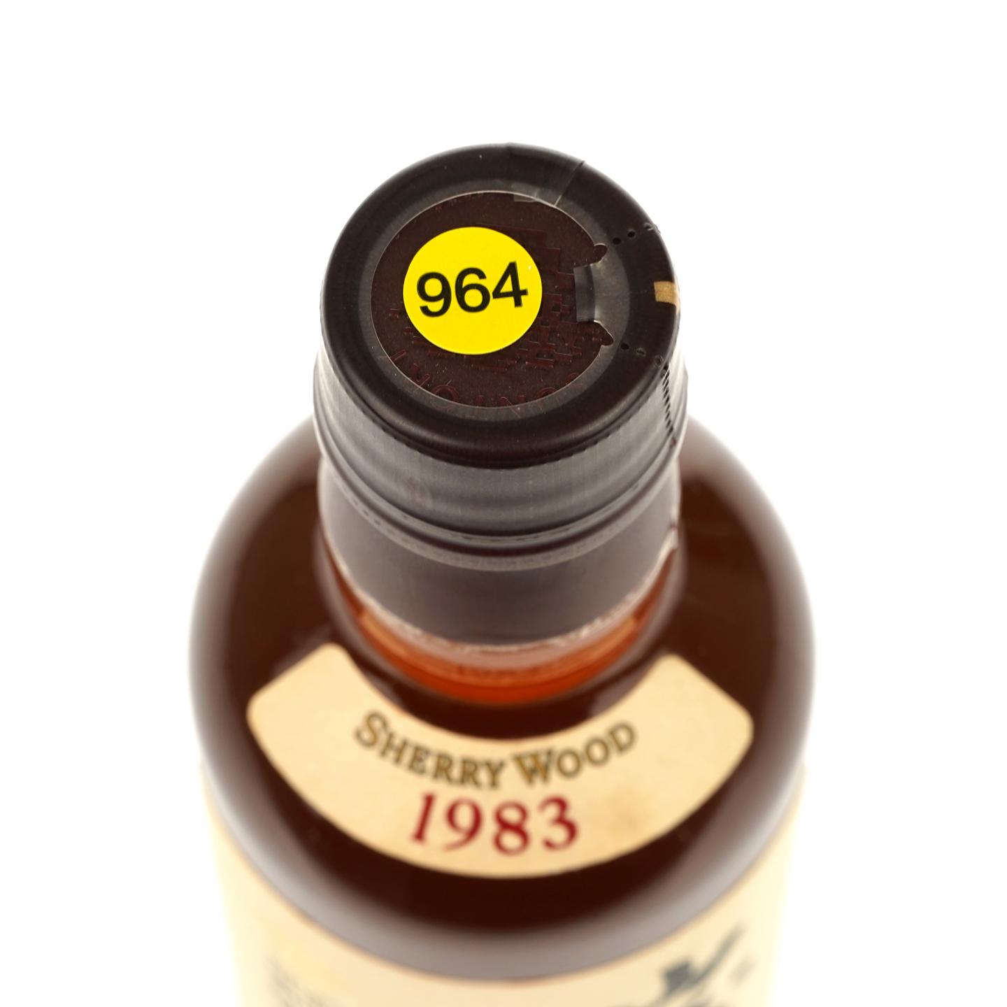 【中样】山崎 1983年 雪莉桶 金花标 180ml