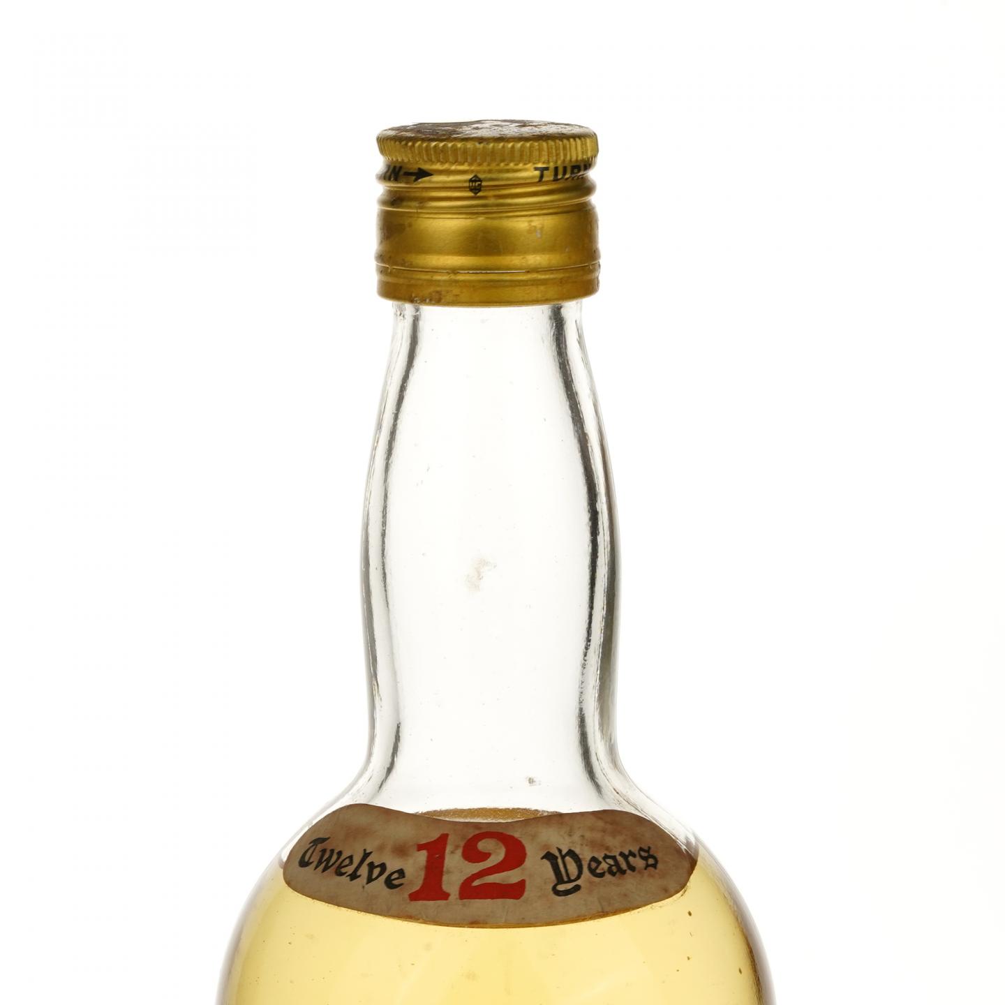 【威士忌】克里尼利基 12年 Ainslie & Heilbron 旧版 约60年代装瓶 750ml