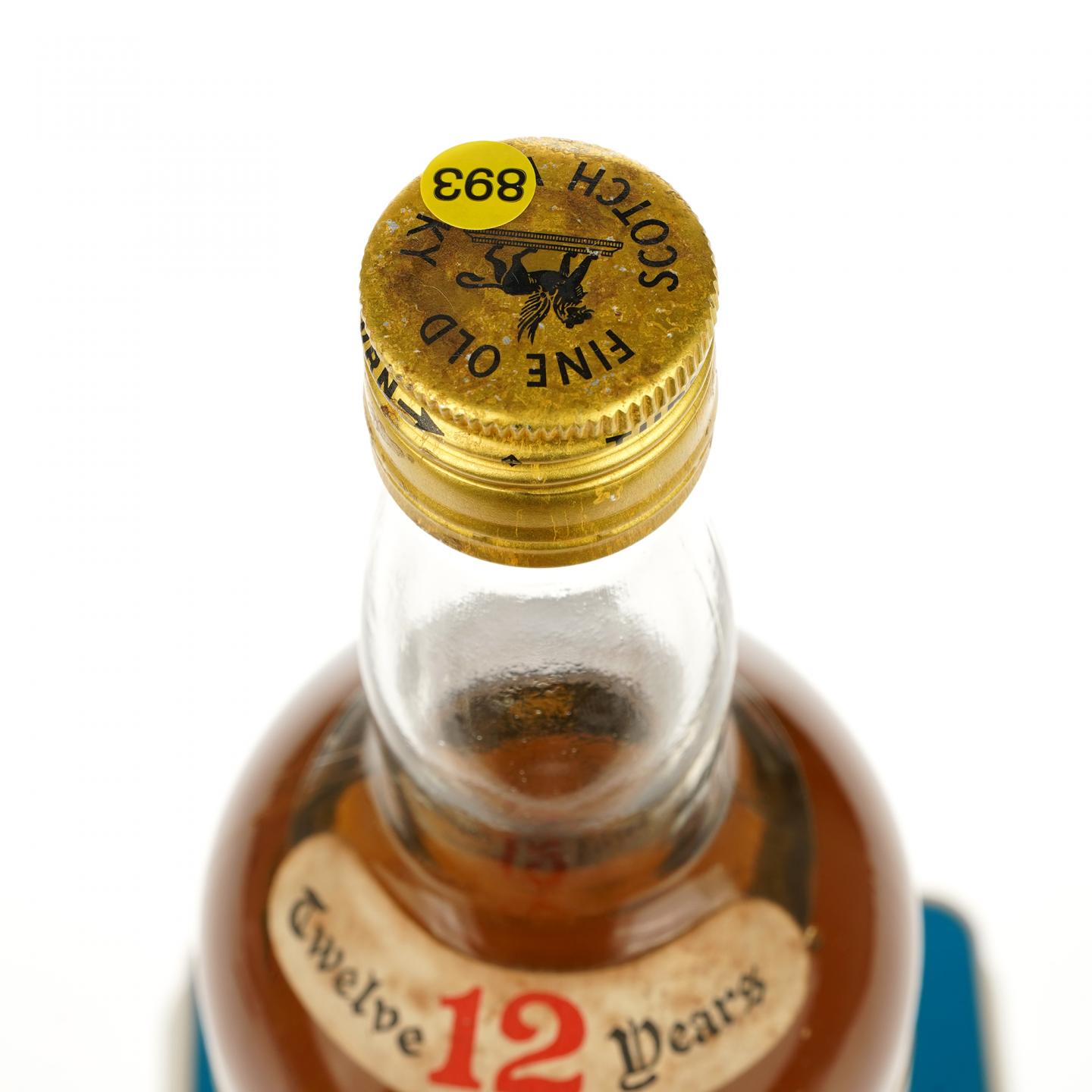 【威士忌】克里尼利基 12年 Ainslie & Heilbron 旧版 约60年代装瓶 750ml