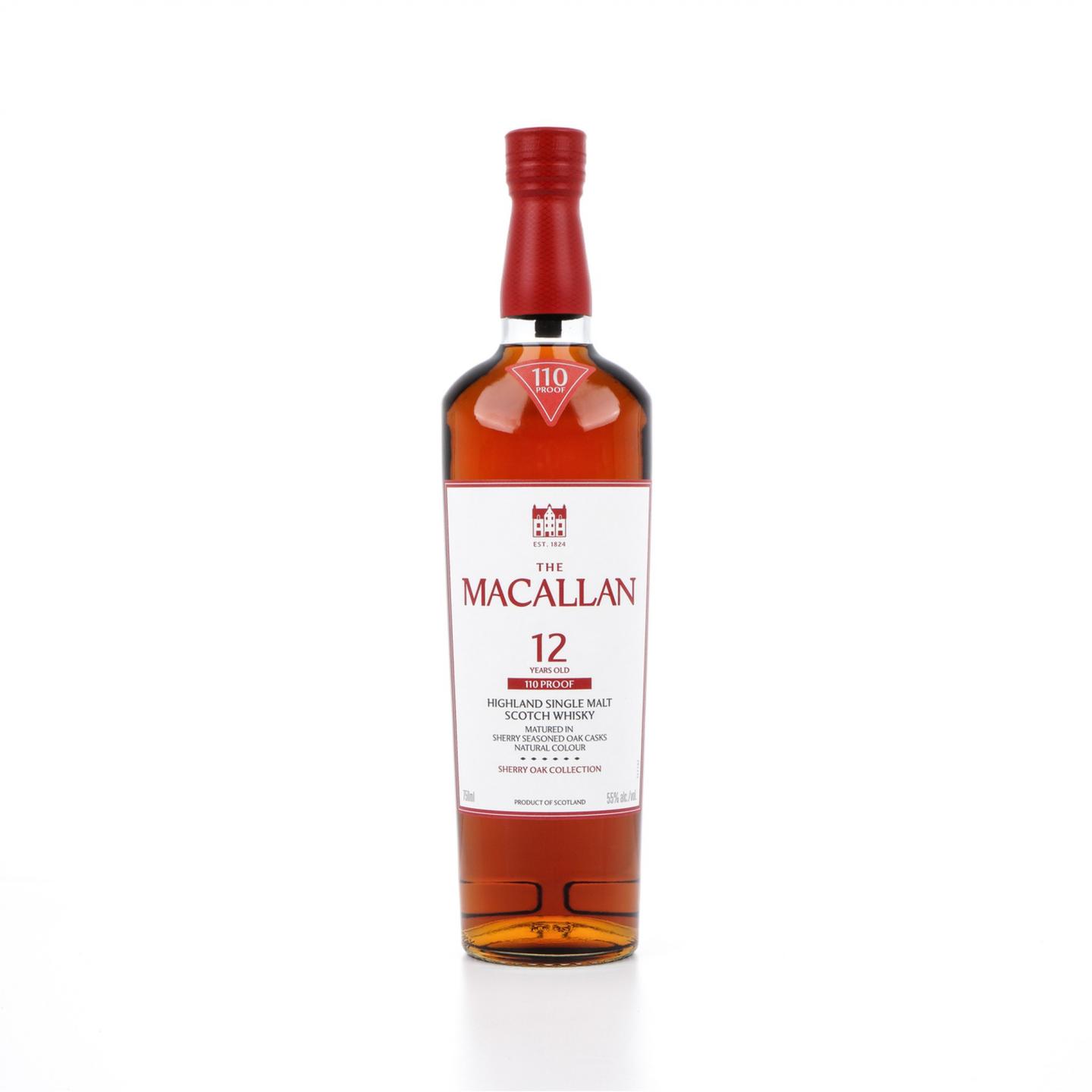 麦卡伦 12年 110 Proof 750ml 55%