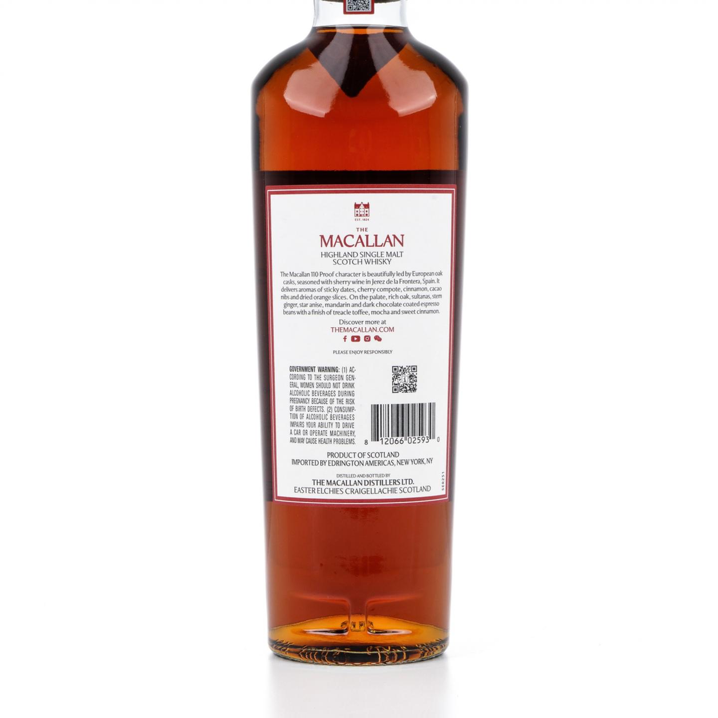 麦卡伦 12年 110 Proof 750ml 55%
