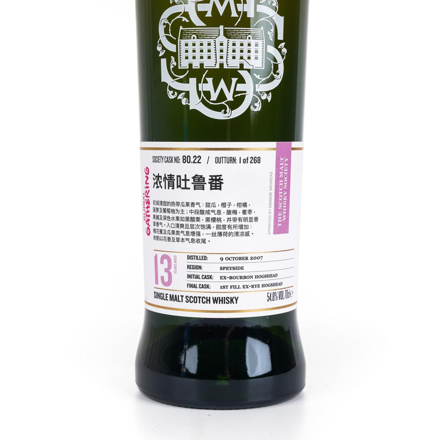 SMWS 80.22 格兰斯贝 13年 2007-2021 浓情吐鲁番