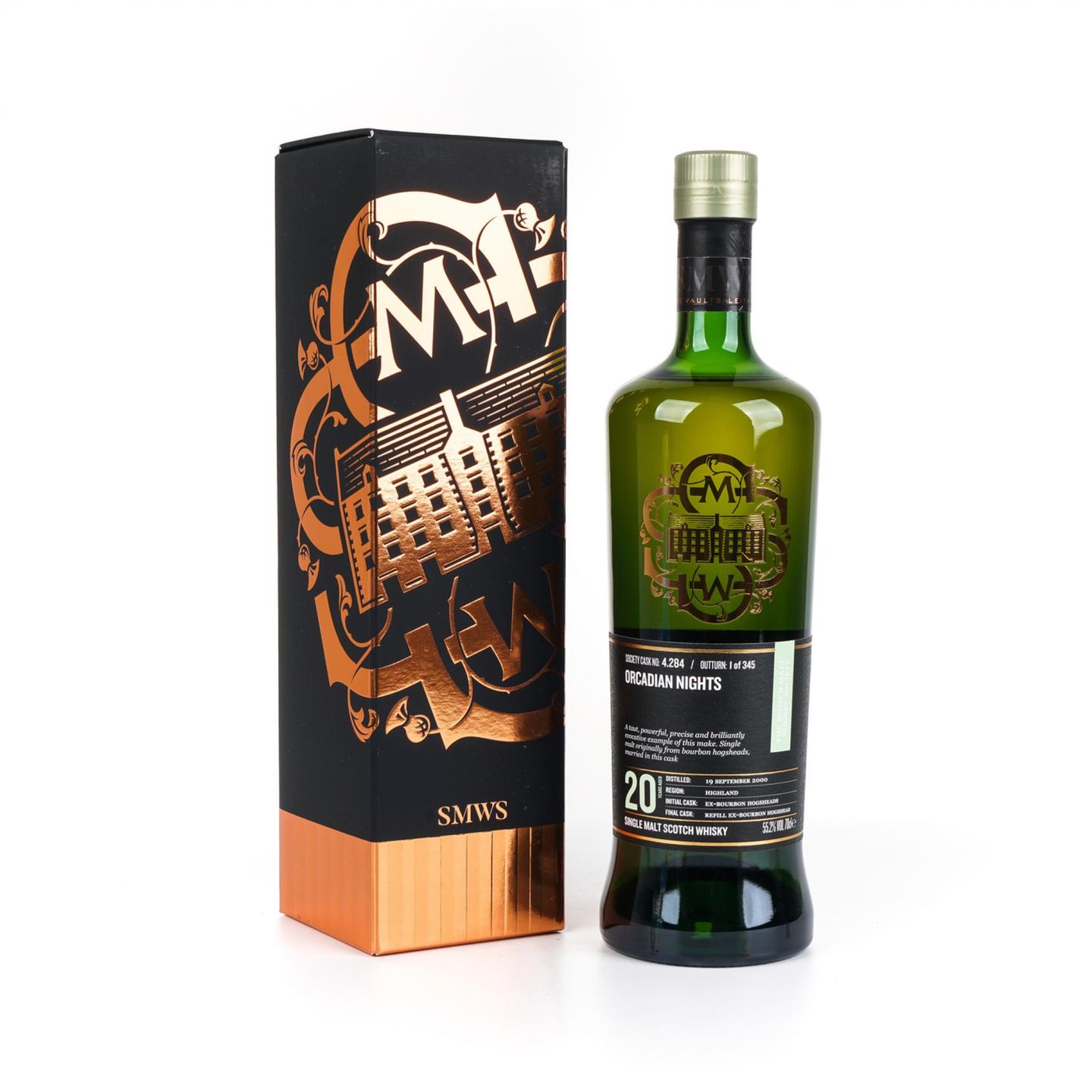 SMWS 4.284 高原骑士 20年 2000 单桶