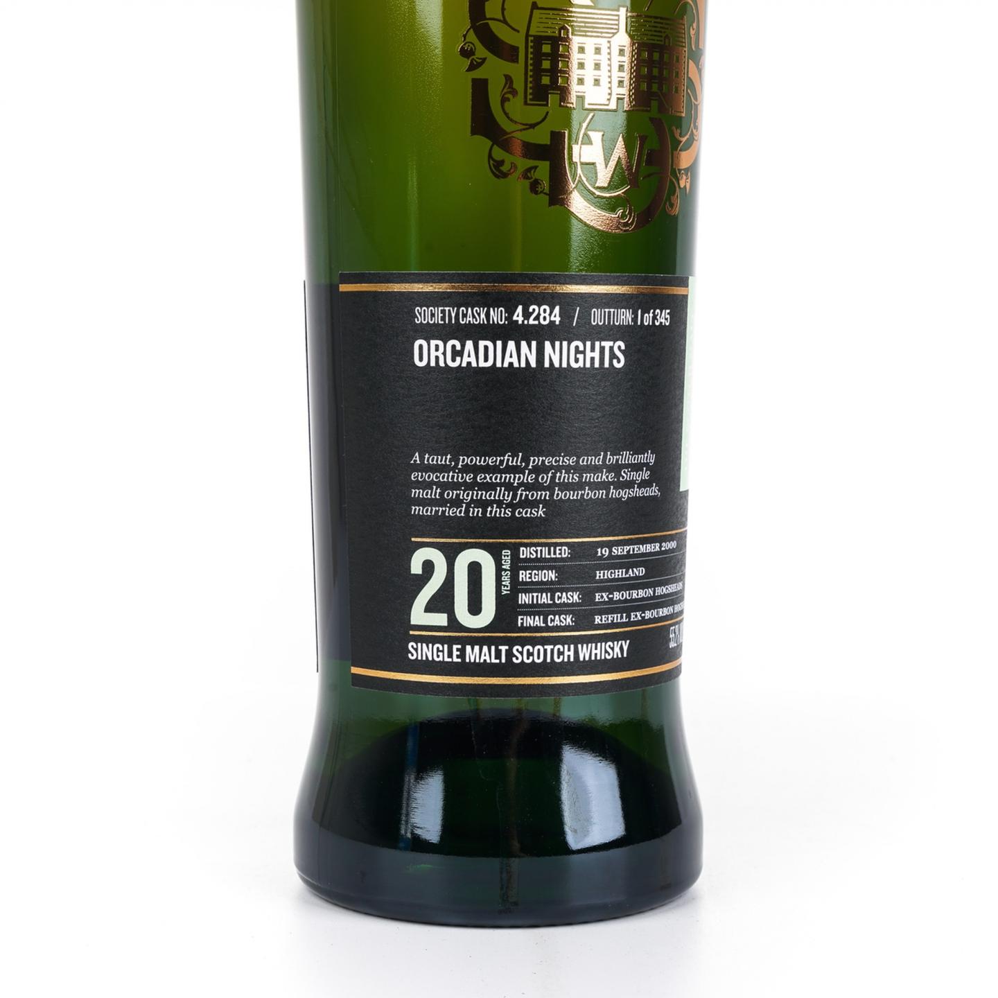 SMWS 4.284 高原骑士 20年 2000 单桶