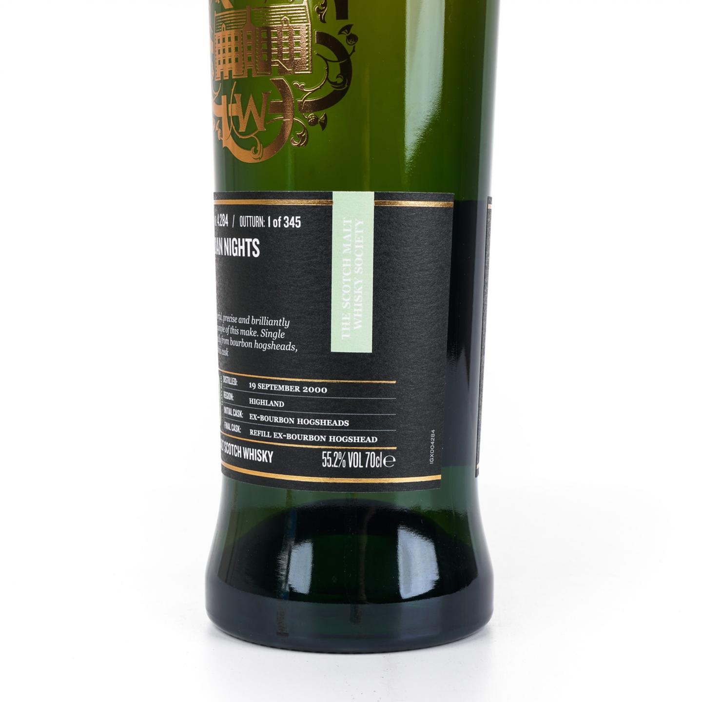 SMWS 4.284 高原骑士 20年 2000 单桶