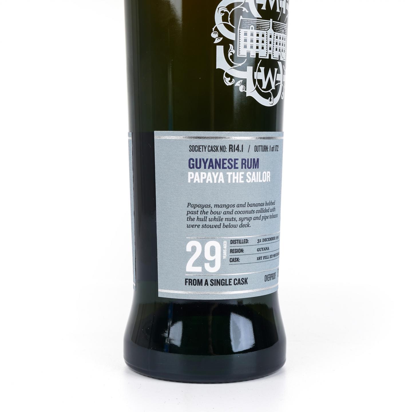 SMWS R14.1 Uitvlugt 29年 1991 圭亚那单桶朗姆酒