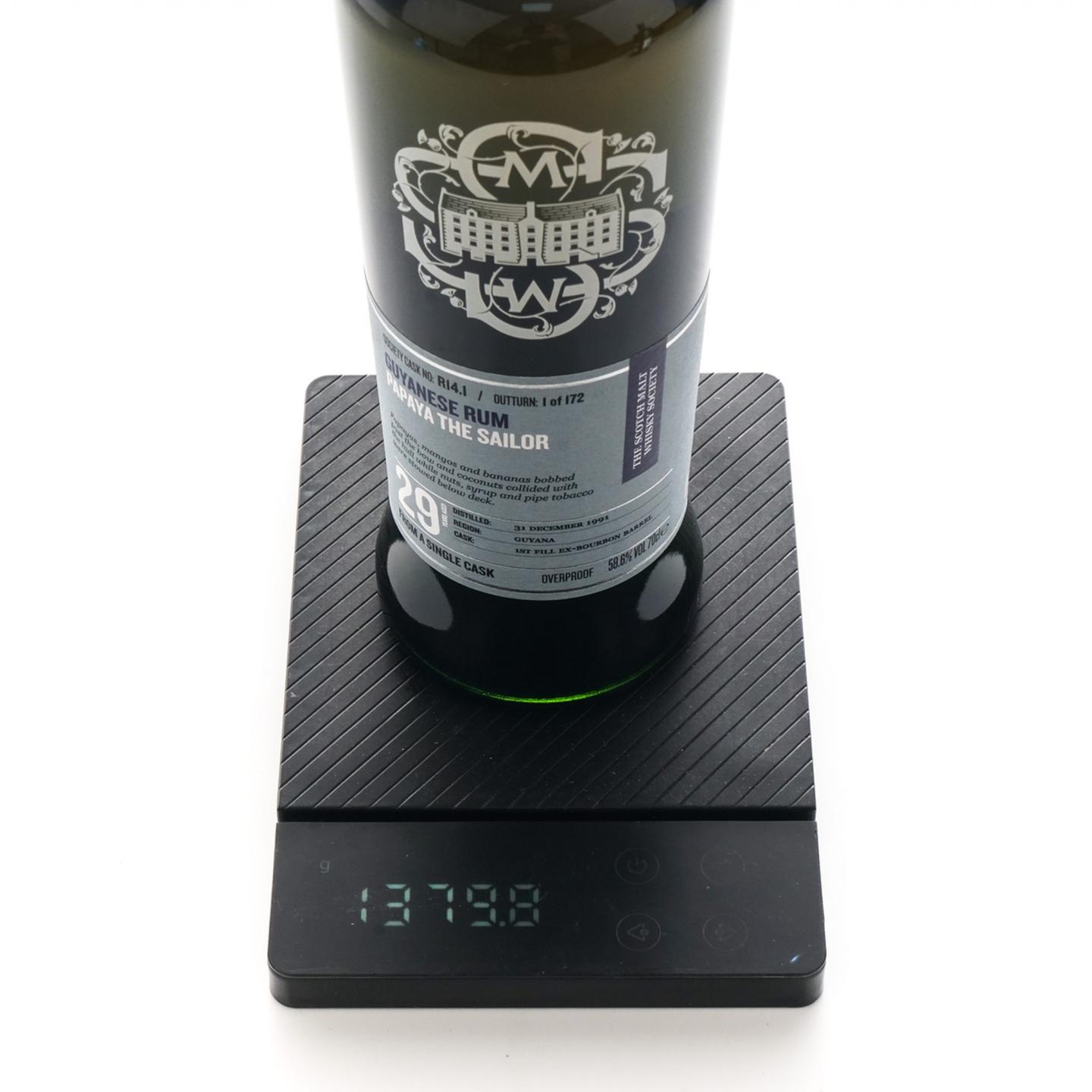 SMWS R14.1 Uitvlugt 29年 1991 圭亚那单桶朗姆酒