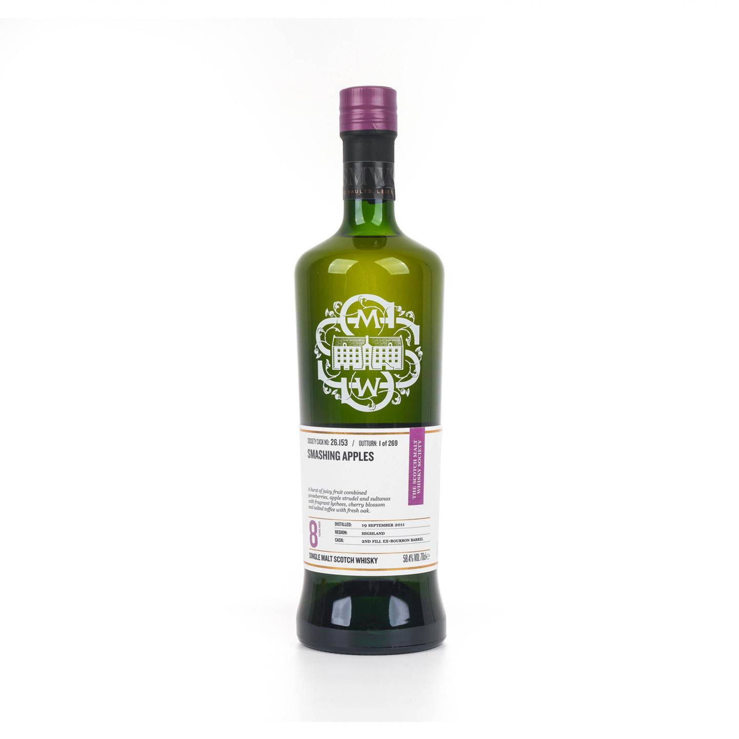 SMWS 26.153 克里尼利基 8年 2011