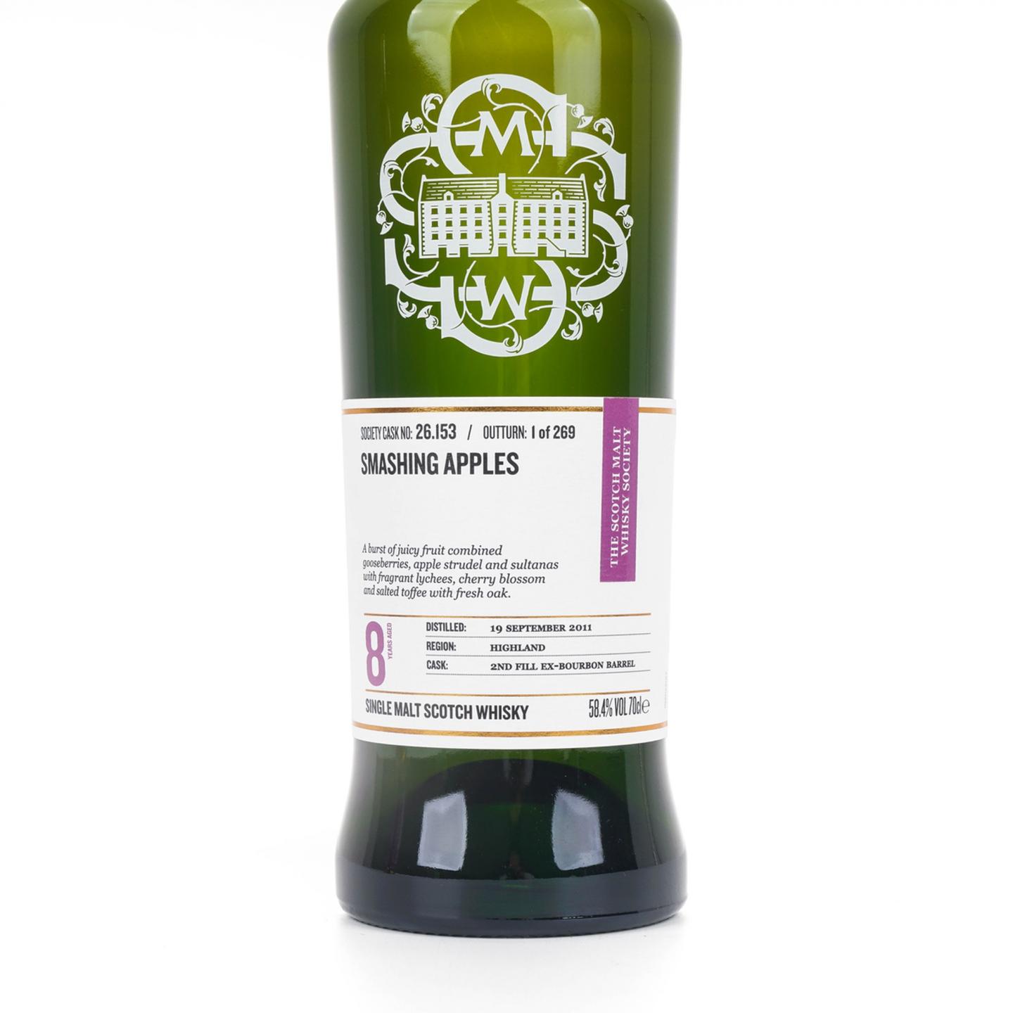 SMWS 26.153 克里尼利基 8年 2011