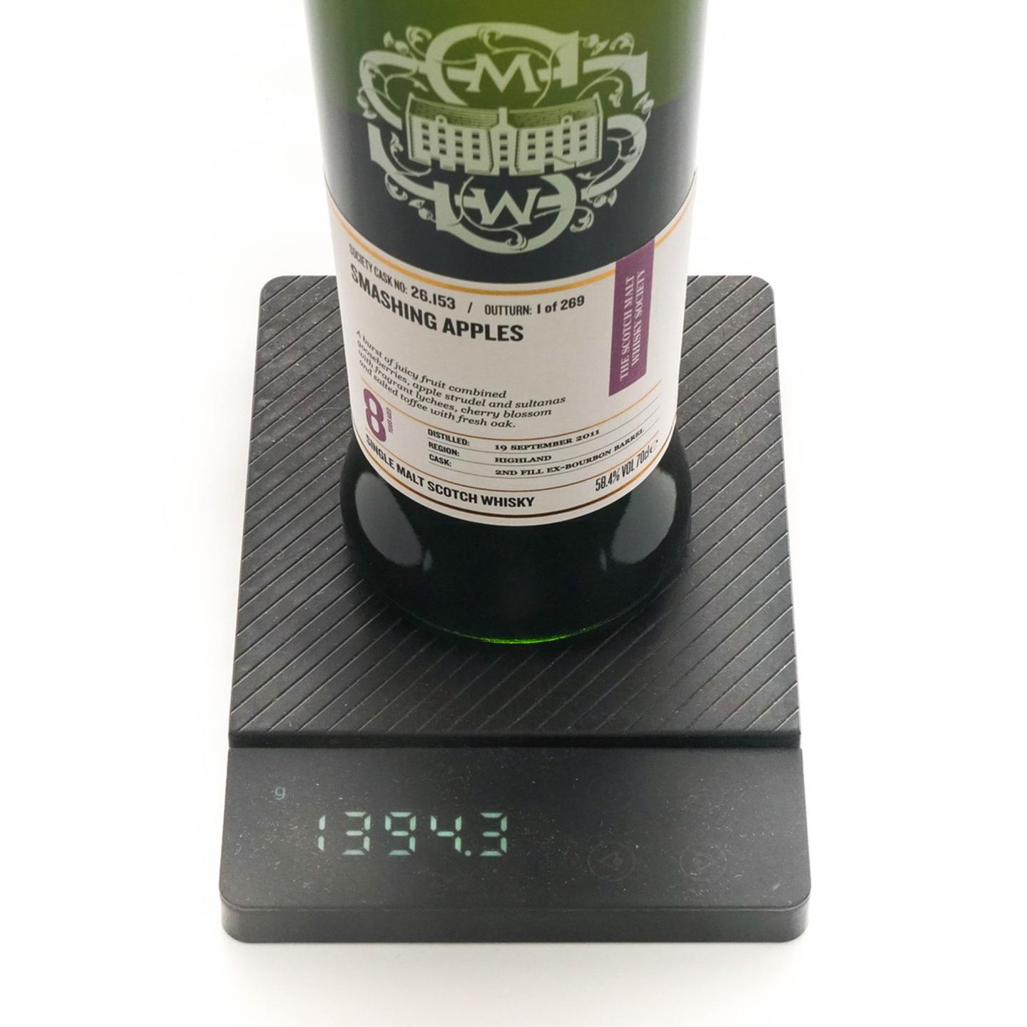 SMWS 26.153 克里尼利基 8年 2011